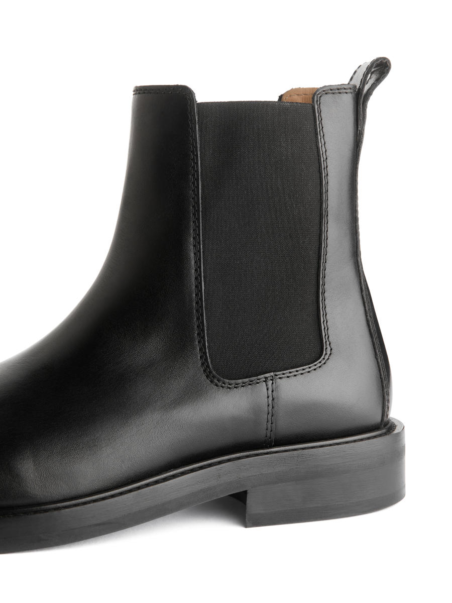 Leather Chelsea Boots-#272628-12907