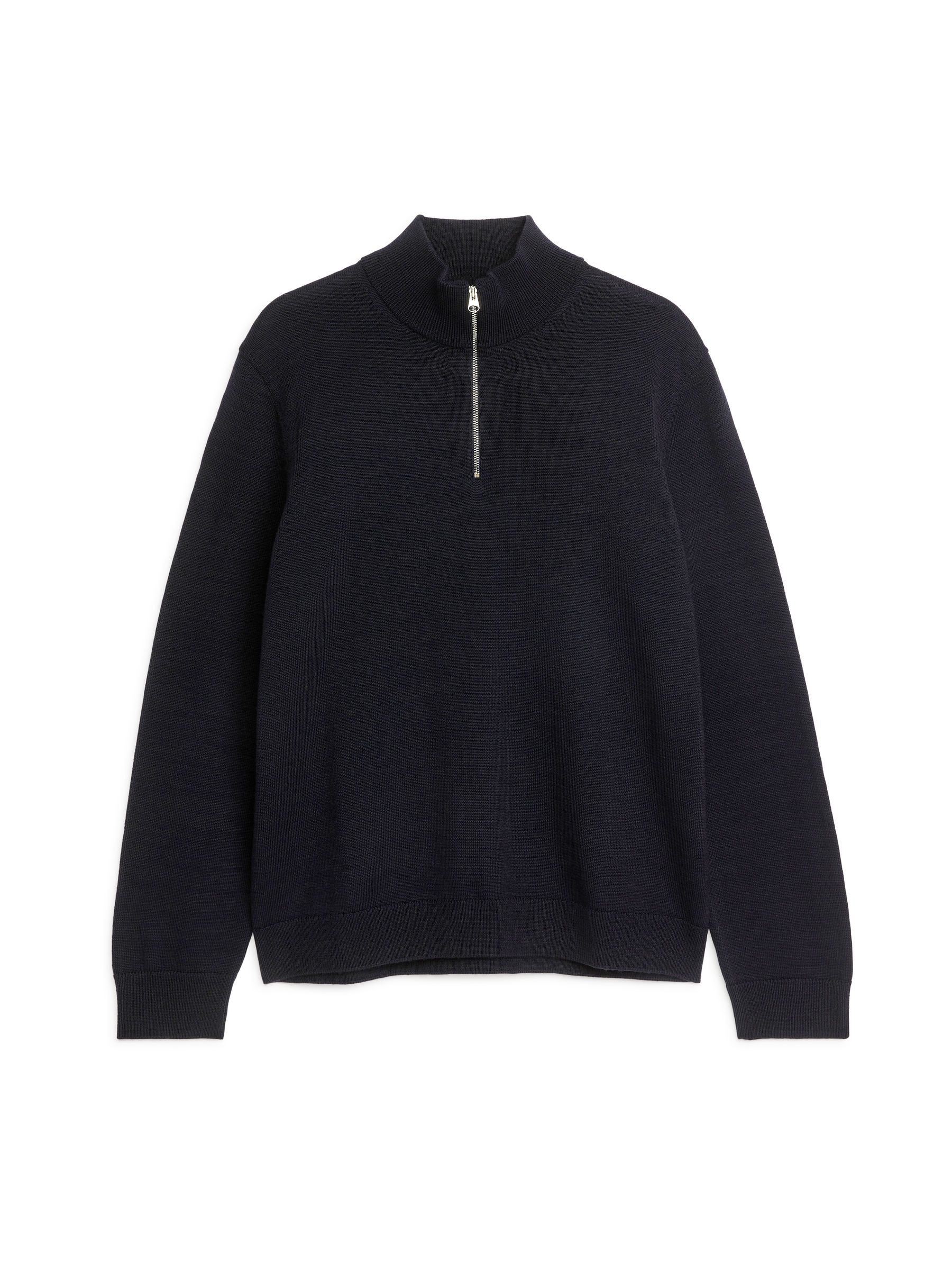 Pull en laine à demi-zip - Bleu foncé - Regular fit - Homme - StillMedia/DescriptiveStillLife - 1