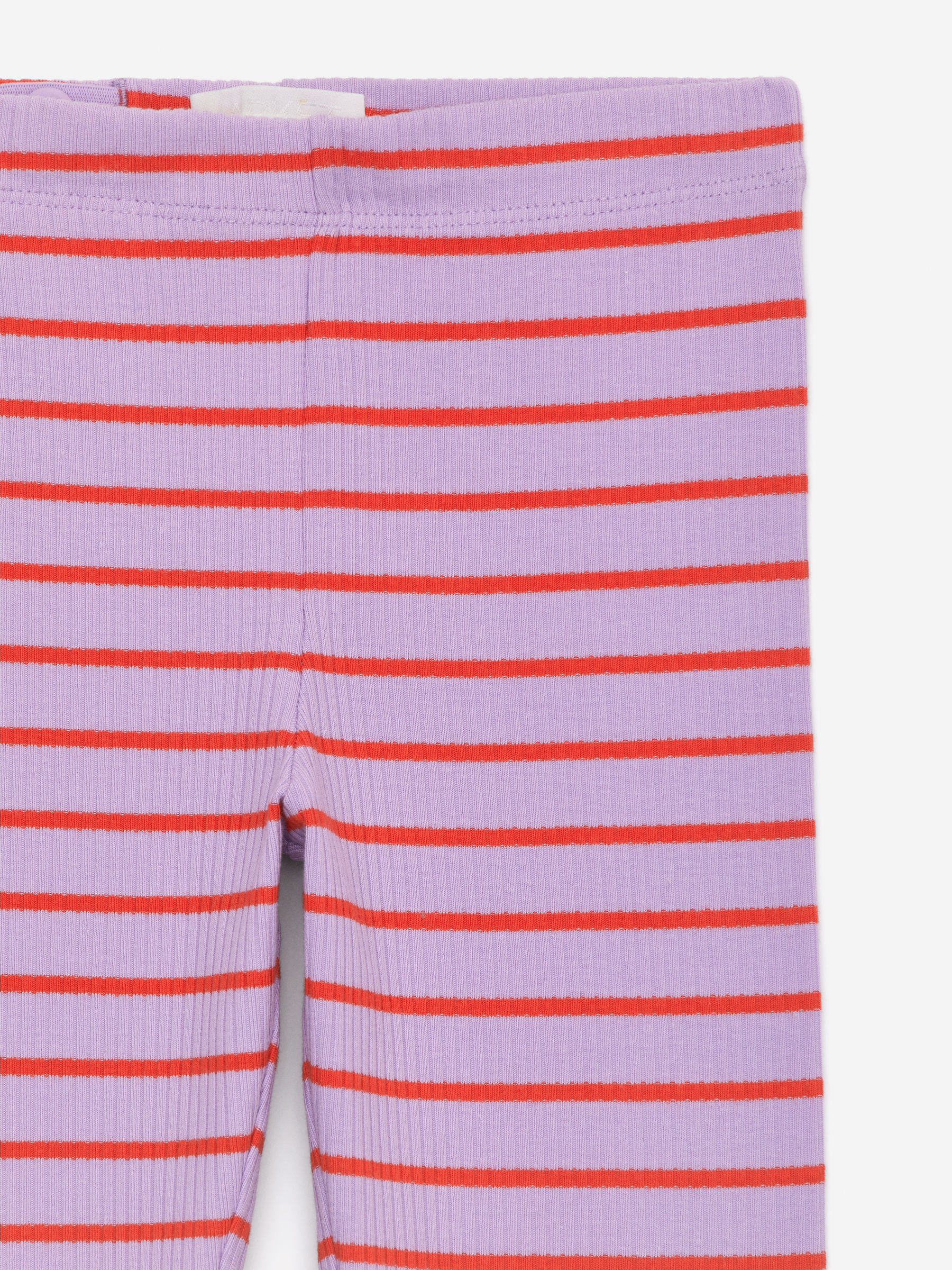 Ribbed Leggings - Lilac/Red - Slim fit - Children - StillMedia/DescriptiveDetail - 3