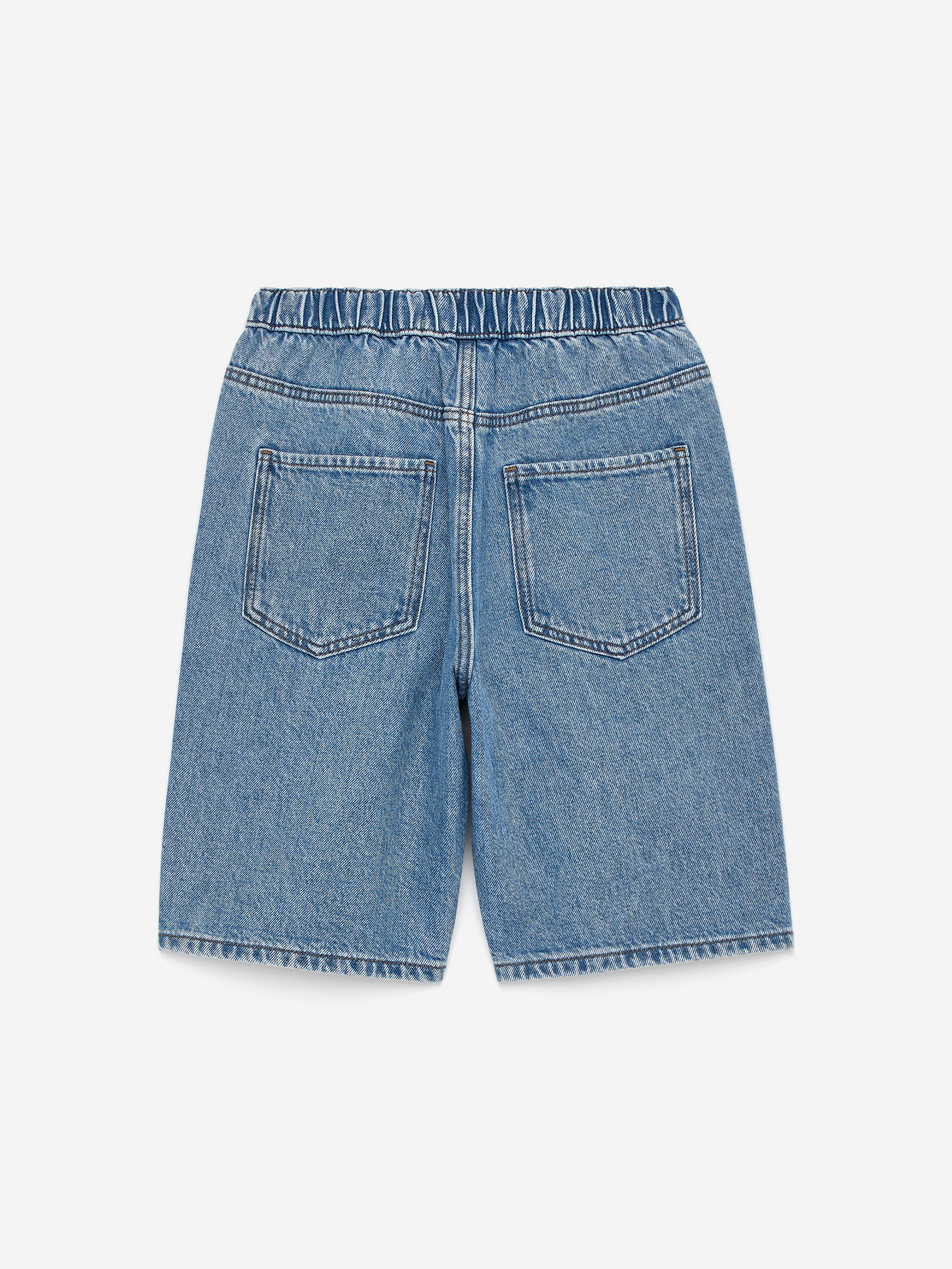 Denim Shorts - Blue - Relaxed fit - Children - StillMedia/DescriptiveStillLife - 3