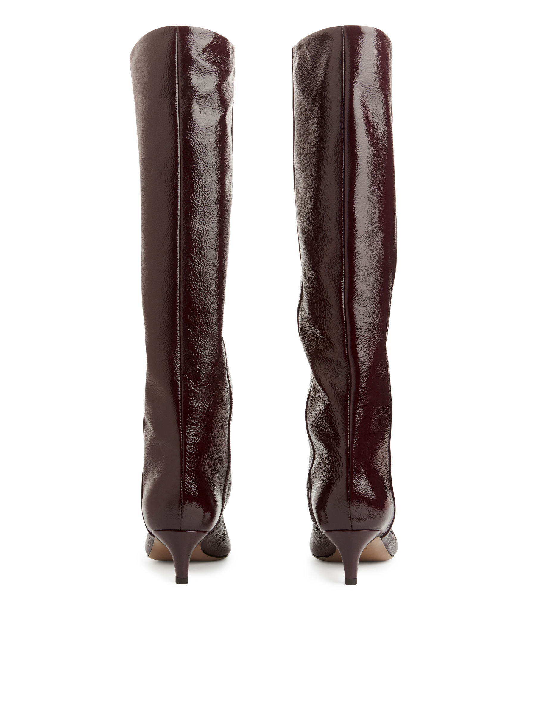 Botas puntiagudas con tacón "kitten heel" - Rojo oscuro - Women - StillMedia/DescriptiveStillLife - 1