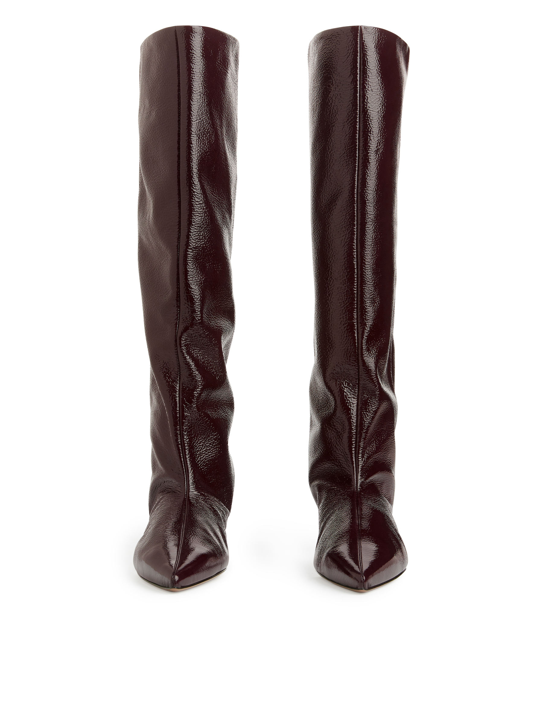 Botas puntiagudas con tacón "kitten heel" - Rojo oscuro - Women - StillMedia/DescriptiveStillLife - 5