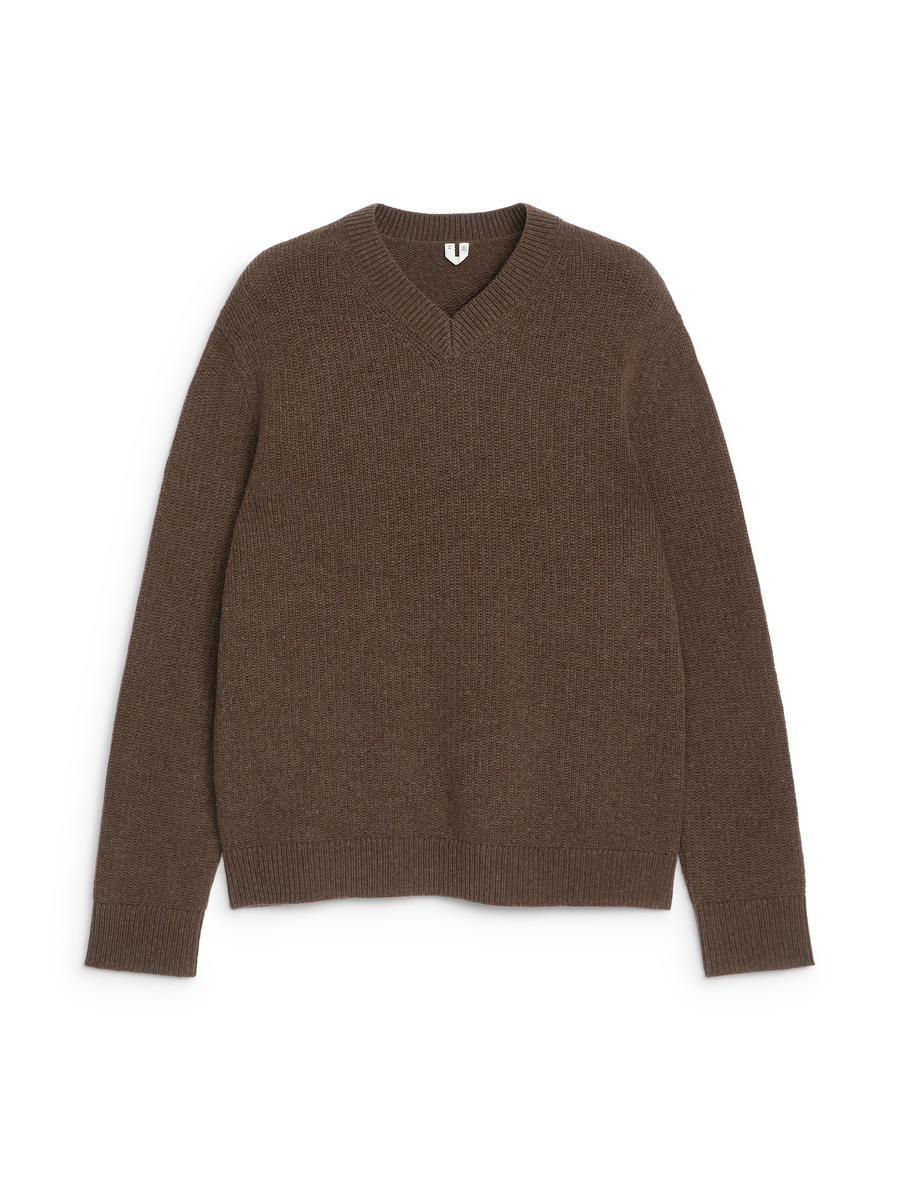 Nativa Wool Jumper-#52412C-12372