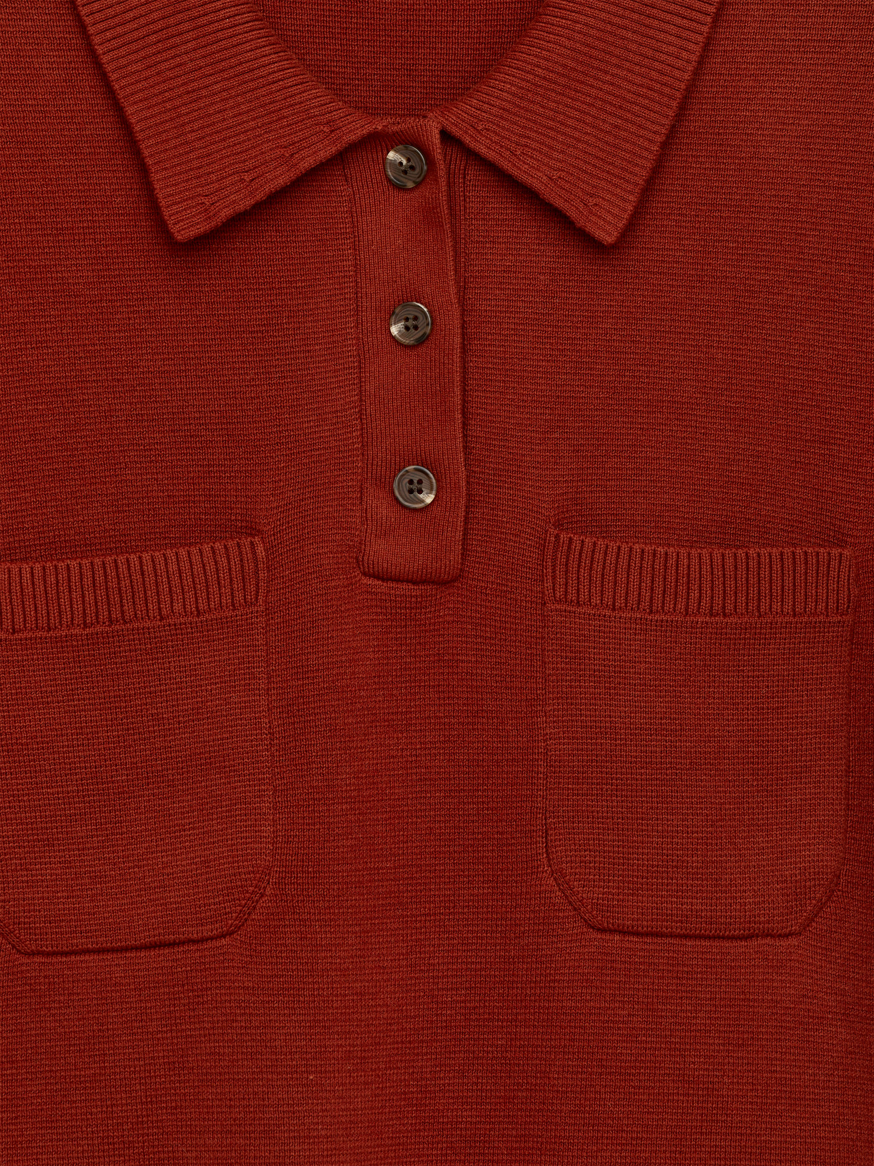 Polo en coton - Rouille - Regular fit - Femme - StillMedia/DescriptiveDetail - 2