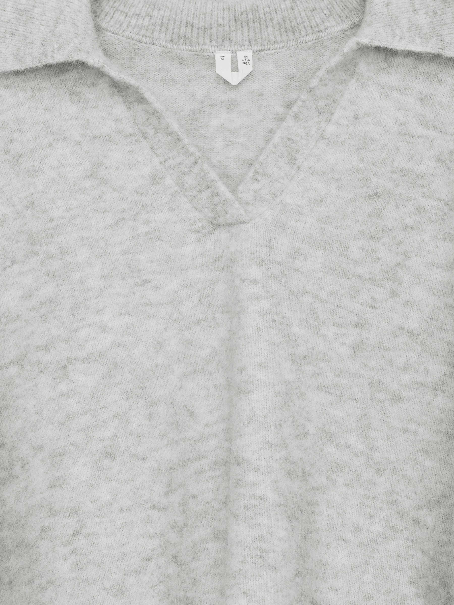 Alpaca-Wool Blend Jumper - Grey Melange - Loose fit - Women - StillMedia/DescriptiveDetail - 2