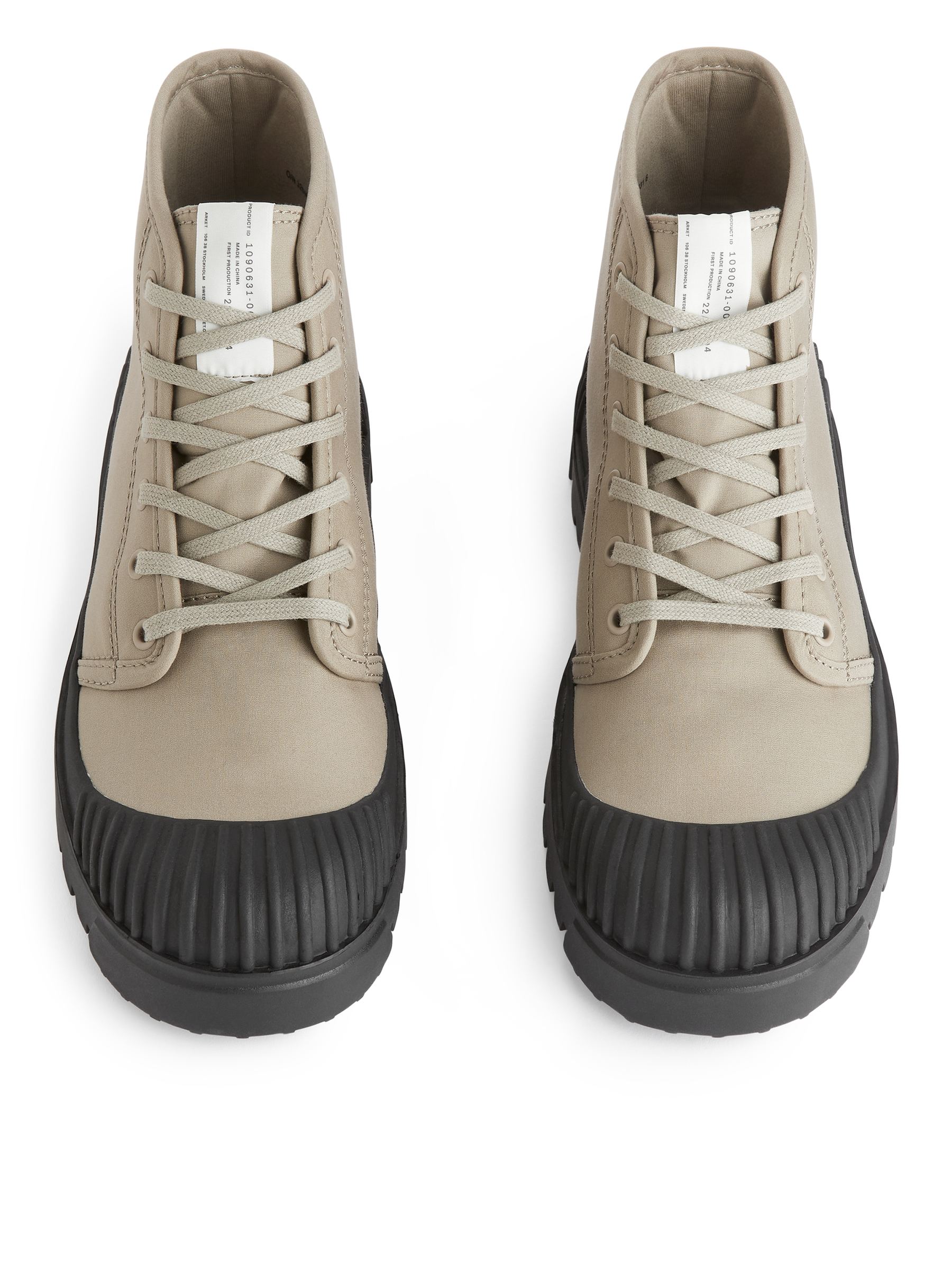 Botas gruesas con cordones - Topo/negro - Men - StillMedia/DescriptiveStillLife - 6