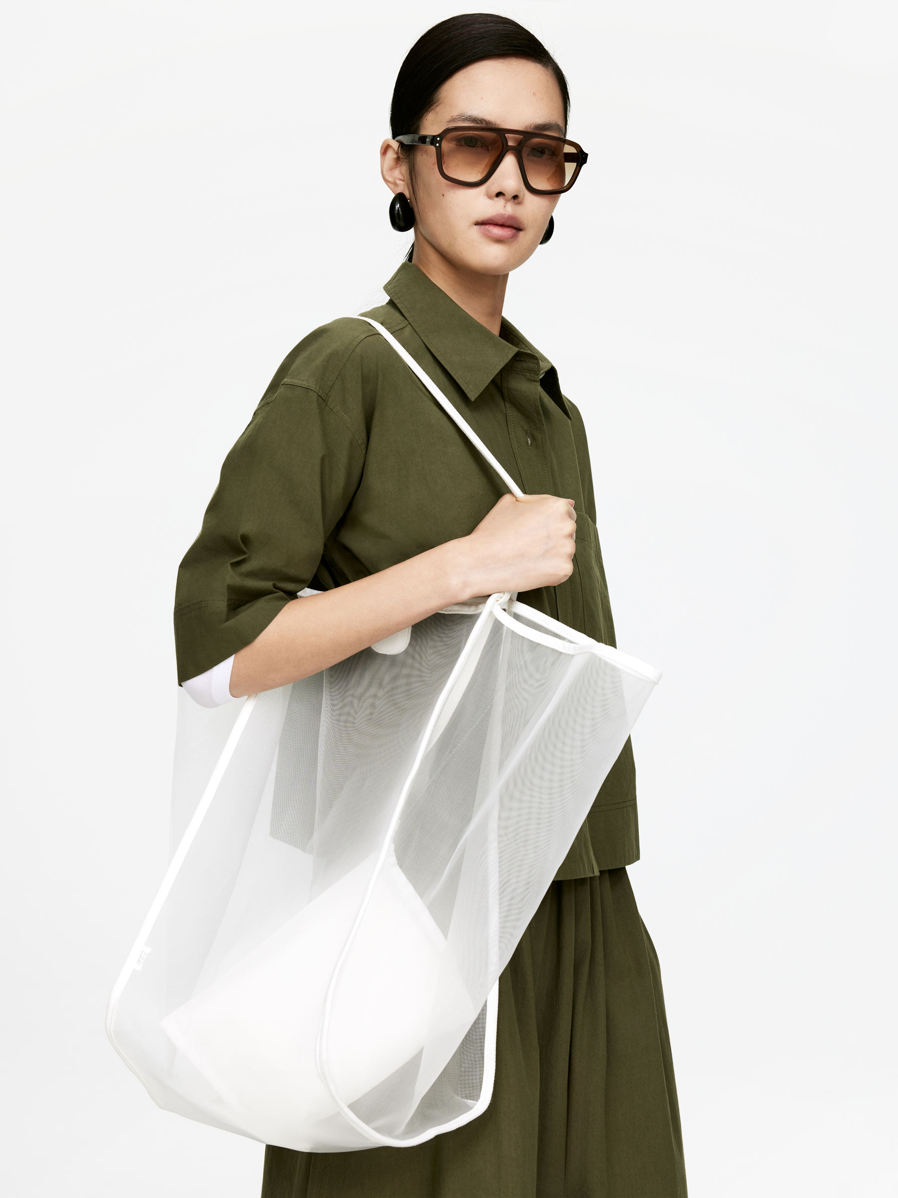 Mesh Tote - White - Women - StillMedia/Lookbook - 6