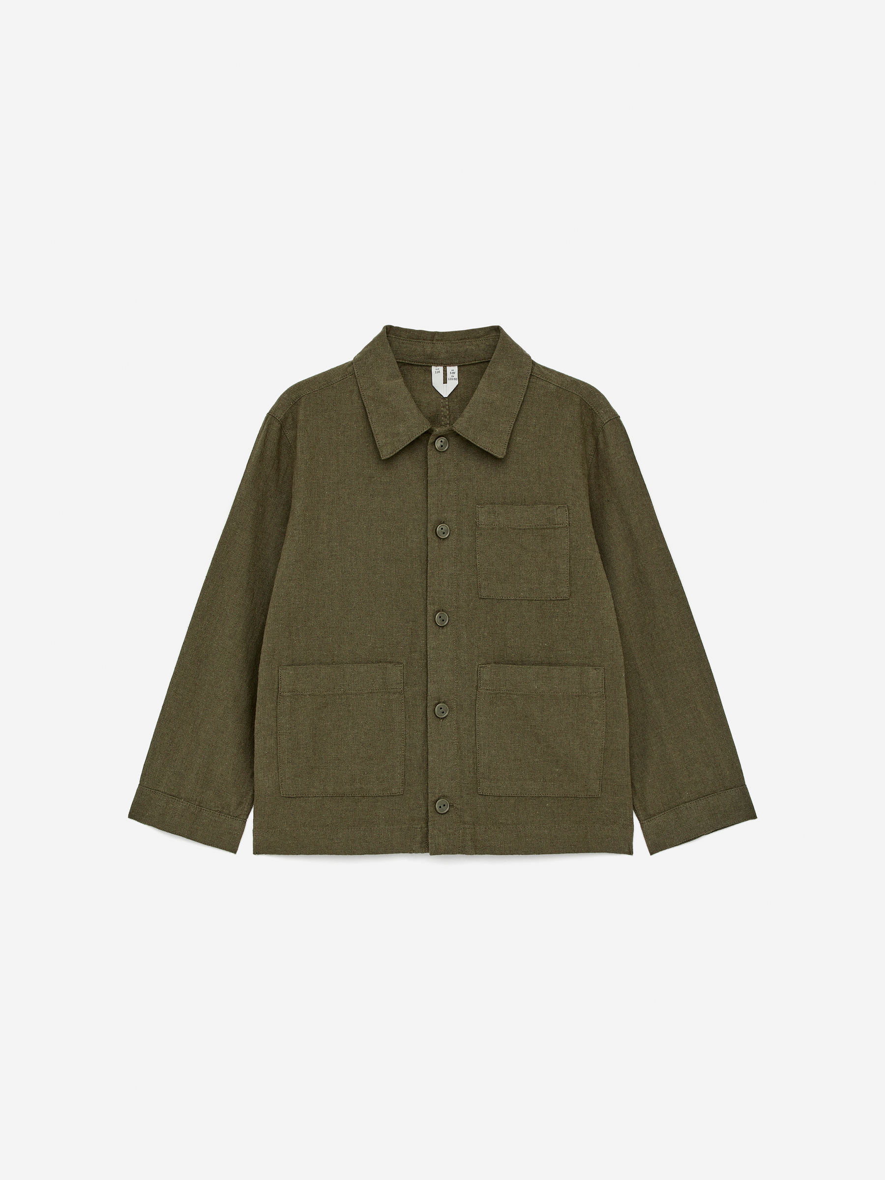 Regular-fit Overshirt-#6A6856-14877