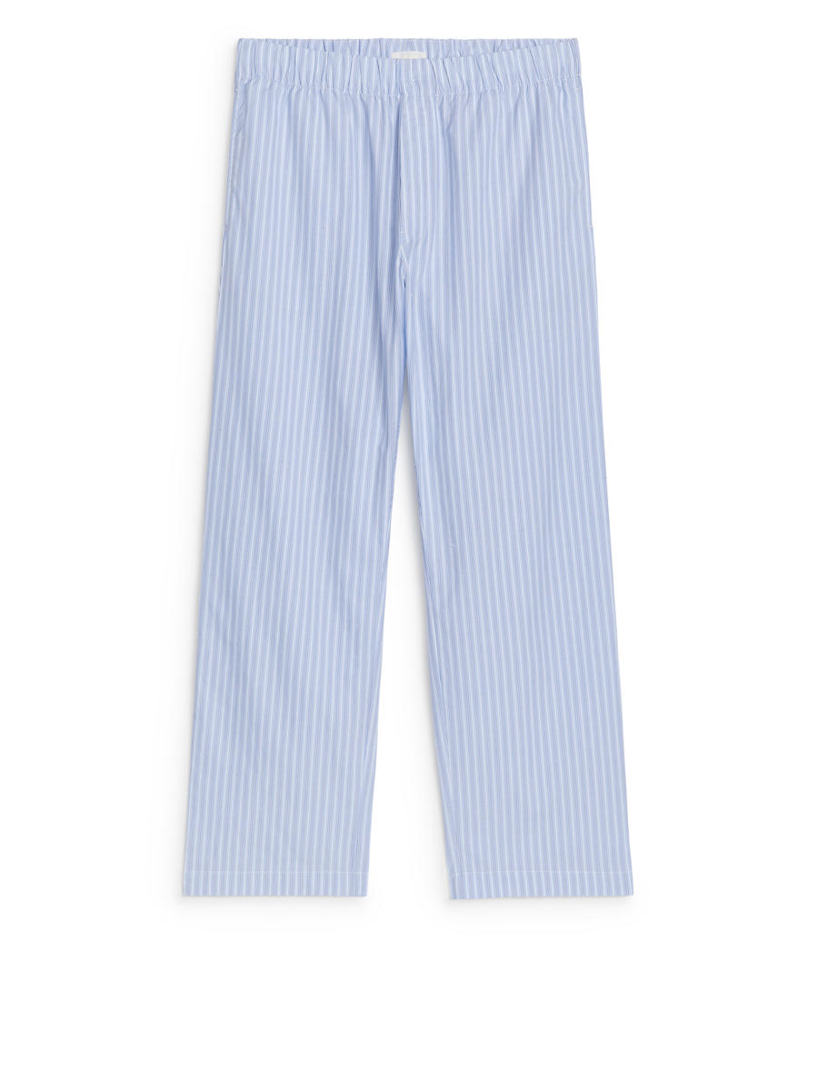 Cotton Pyjama Trousers-#A6B8D1-13184