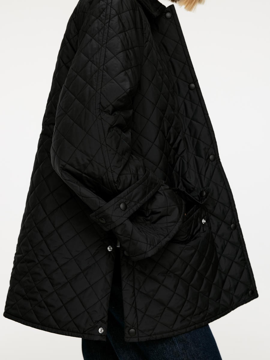 Quilted Jacket Black Women ARKET DK