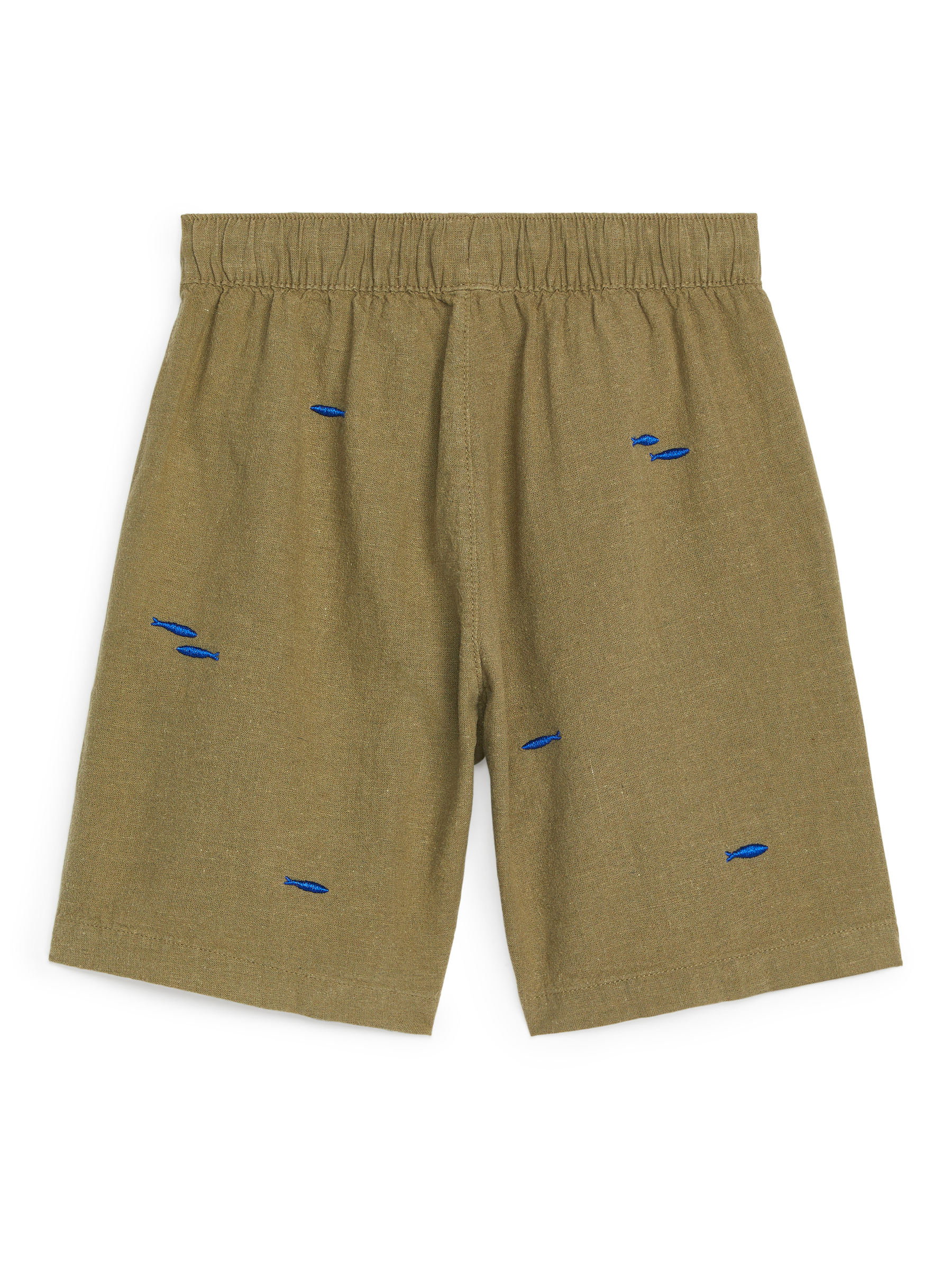 Bestickte Shorts - Khaki - Regular Fit - Kinder - StillMedia/DescriptiveStillLife - 1