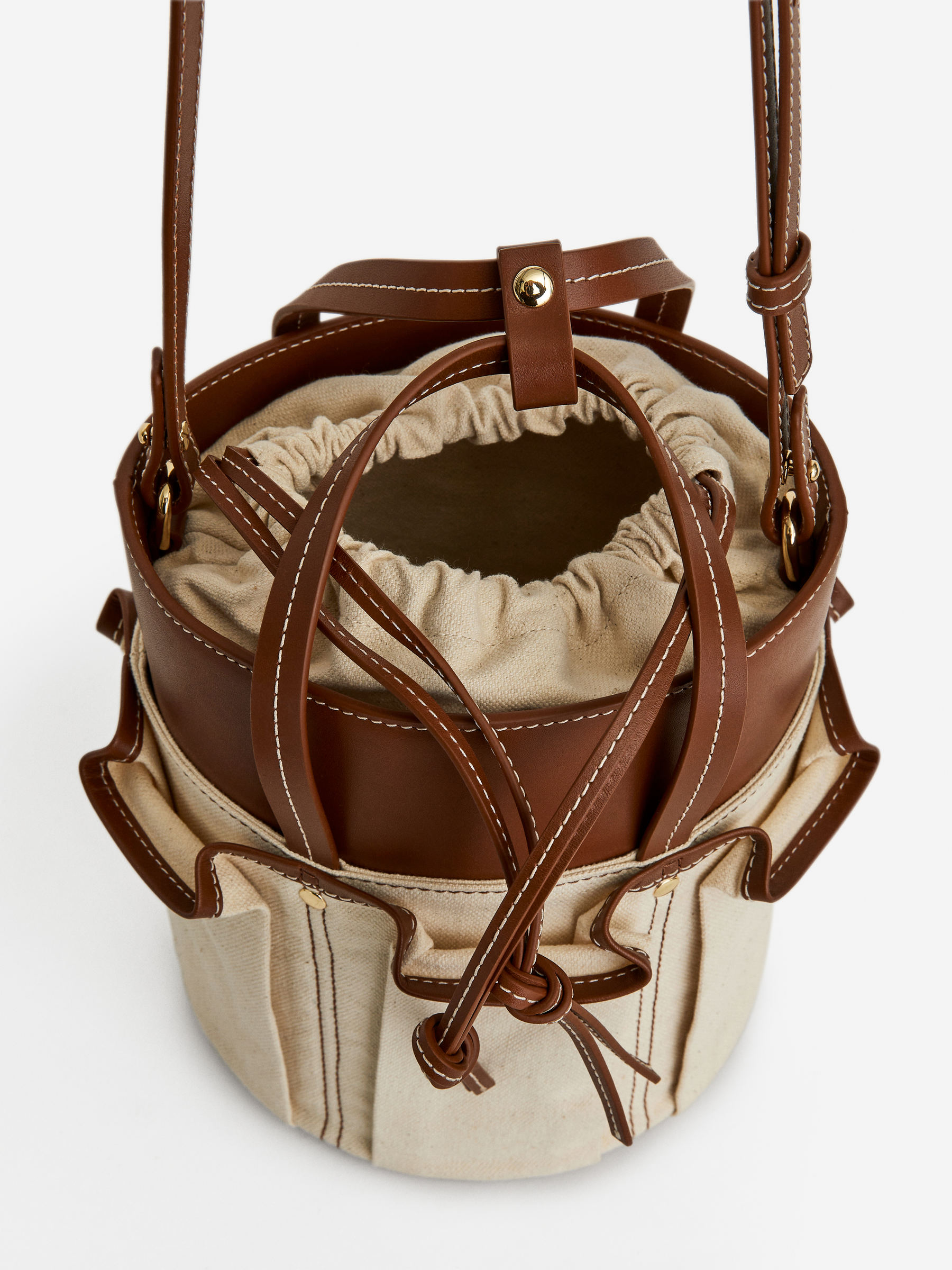 Two-In-One Bucket Bag - Brown/Beige - Women - StillMedia/DescriptiveDetail - 1