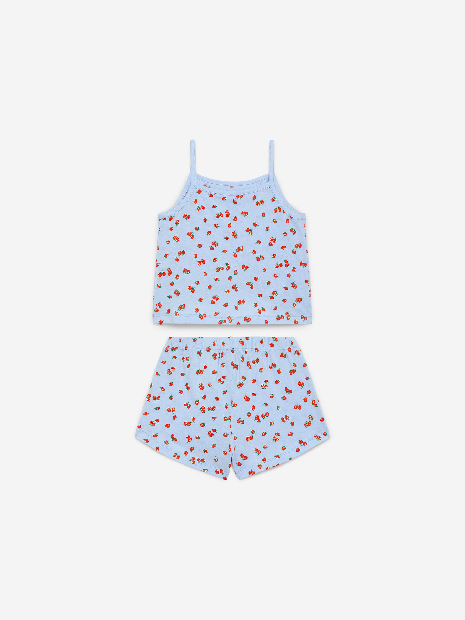 Short Jersey Pyjama Set - Blue/White - Children - StillMedia/DescriptiveStillLife - 3