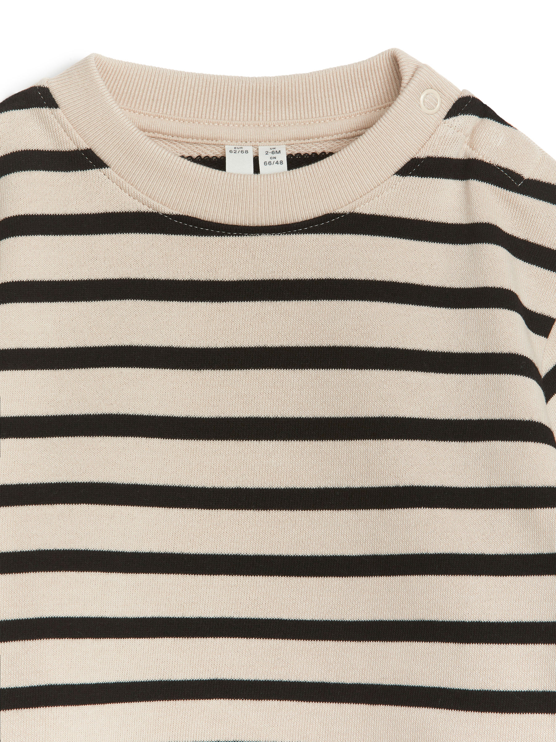 Sweatshirt i bomull - Beige/svart - Loose fit - Children - StillMedia/DescriptiveDetail - 2