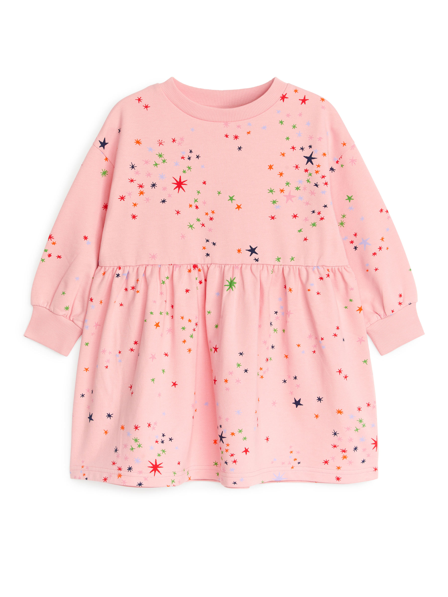 Oversized Sweatshirt Dress-#DFAAAF-2726