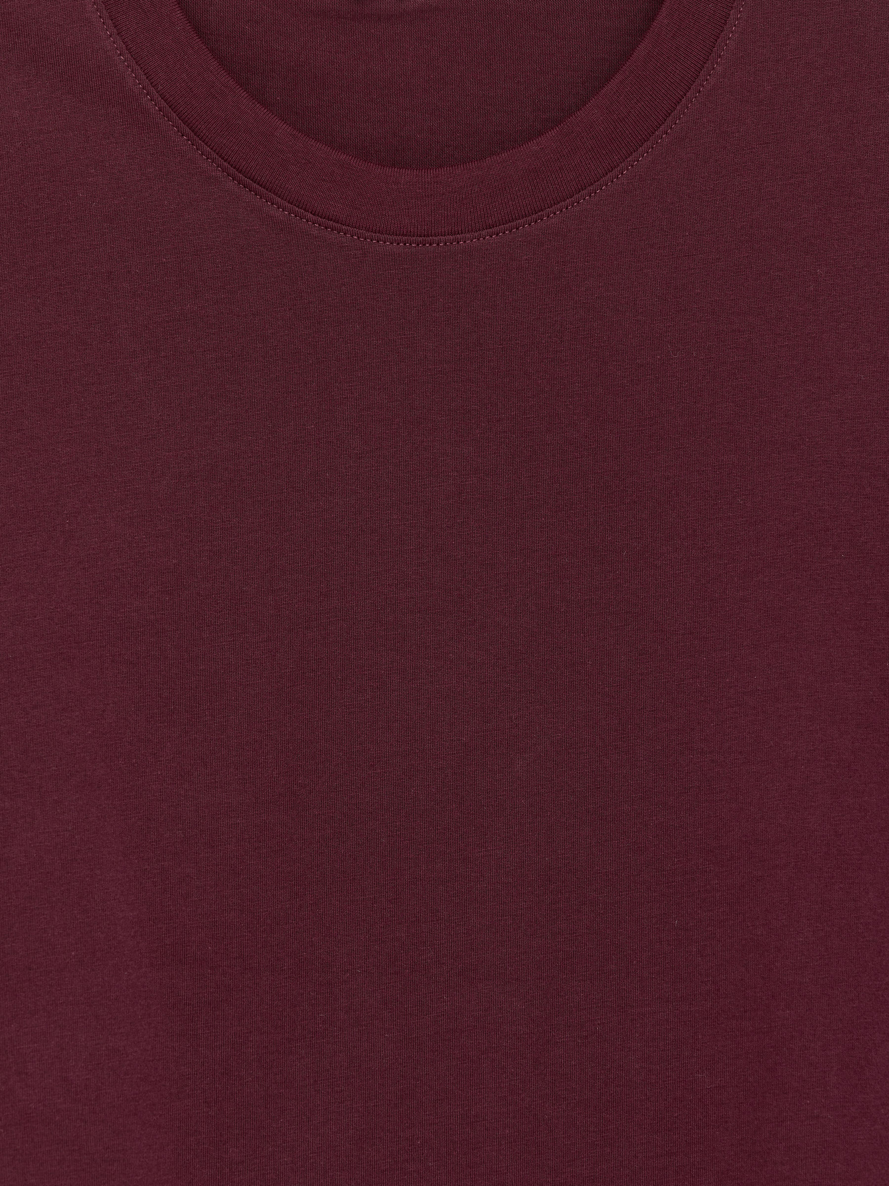 LILY Signature T-Shirt - Burgundy - Regular fit - Women - StillMedia/DescriptiveDetail - 1