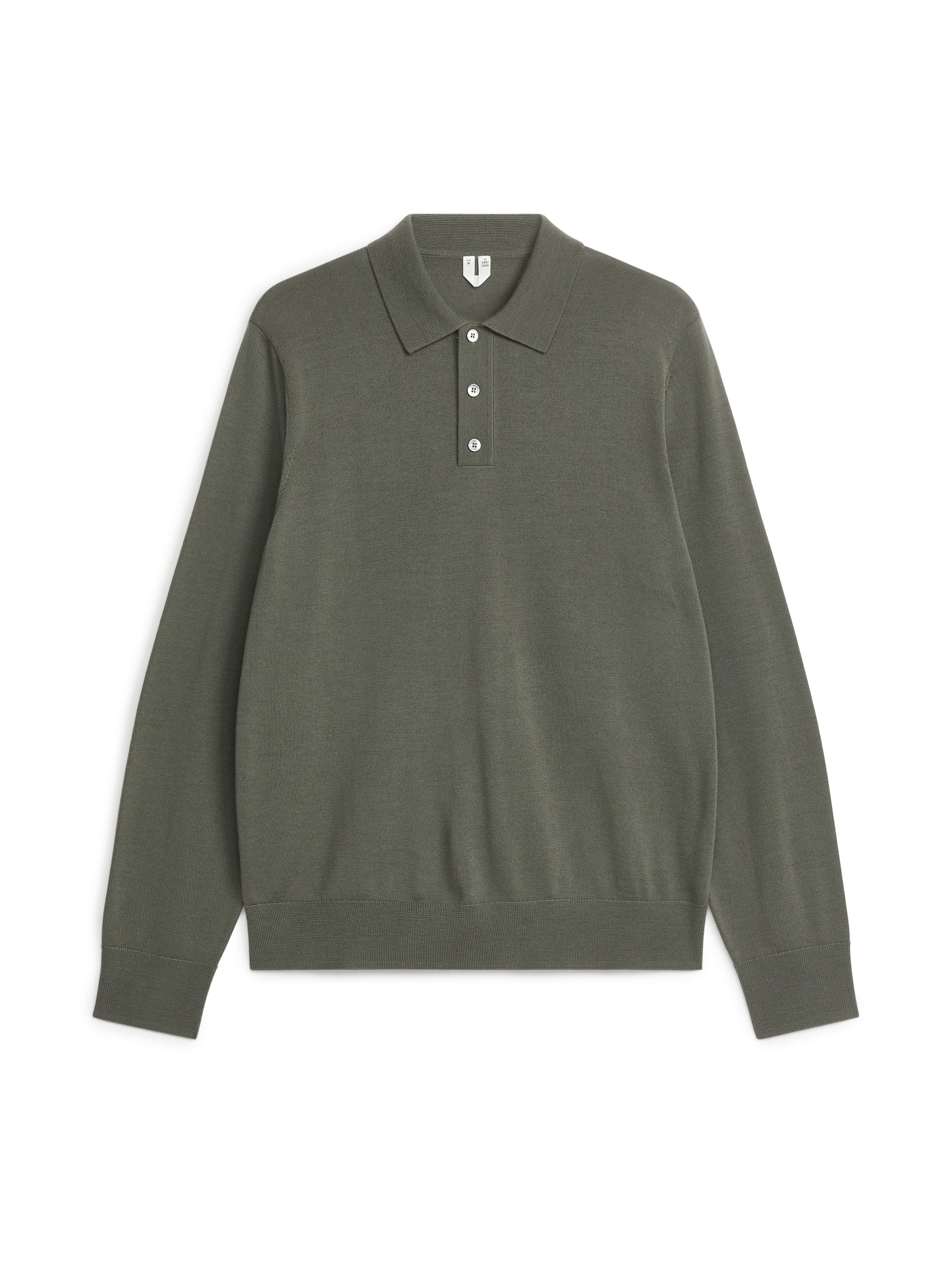 トップス ARKET Merino Polo Jumper Merino Polo Jumper – Black – Men – ARKET WW