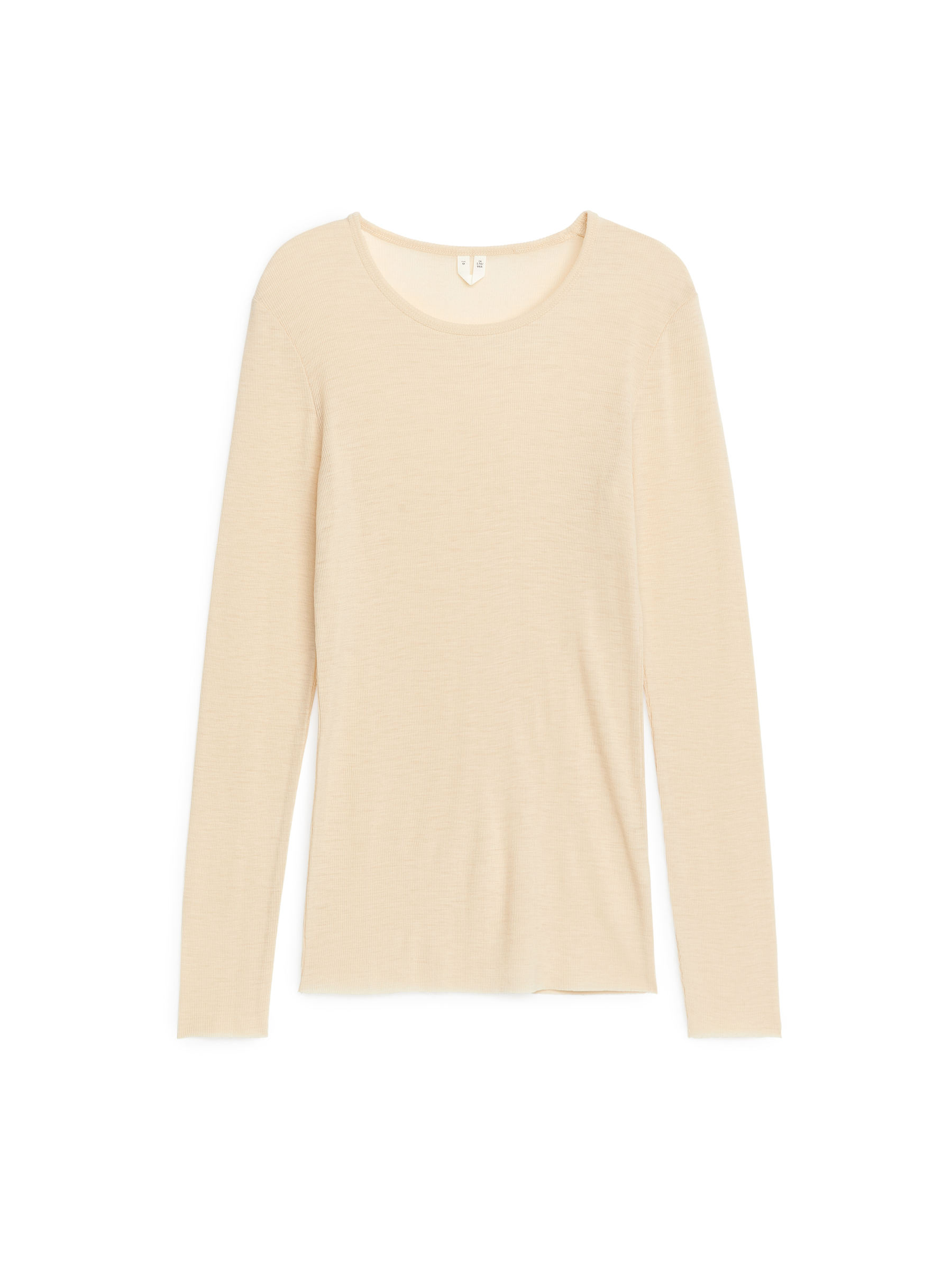 Top de lana de canalé-#E4D7B4-5425