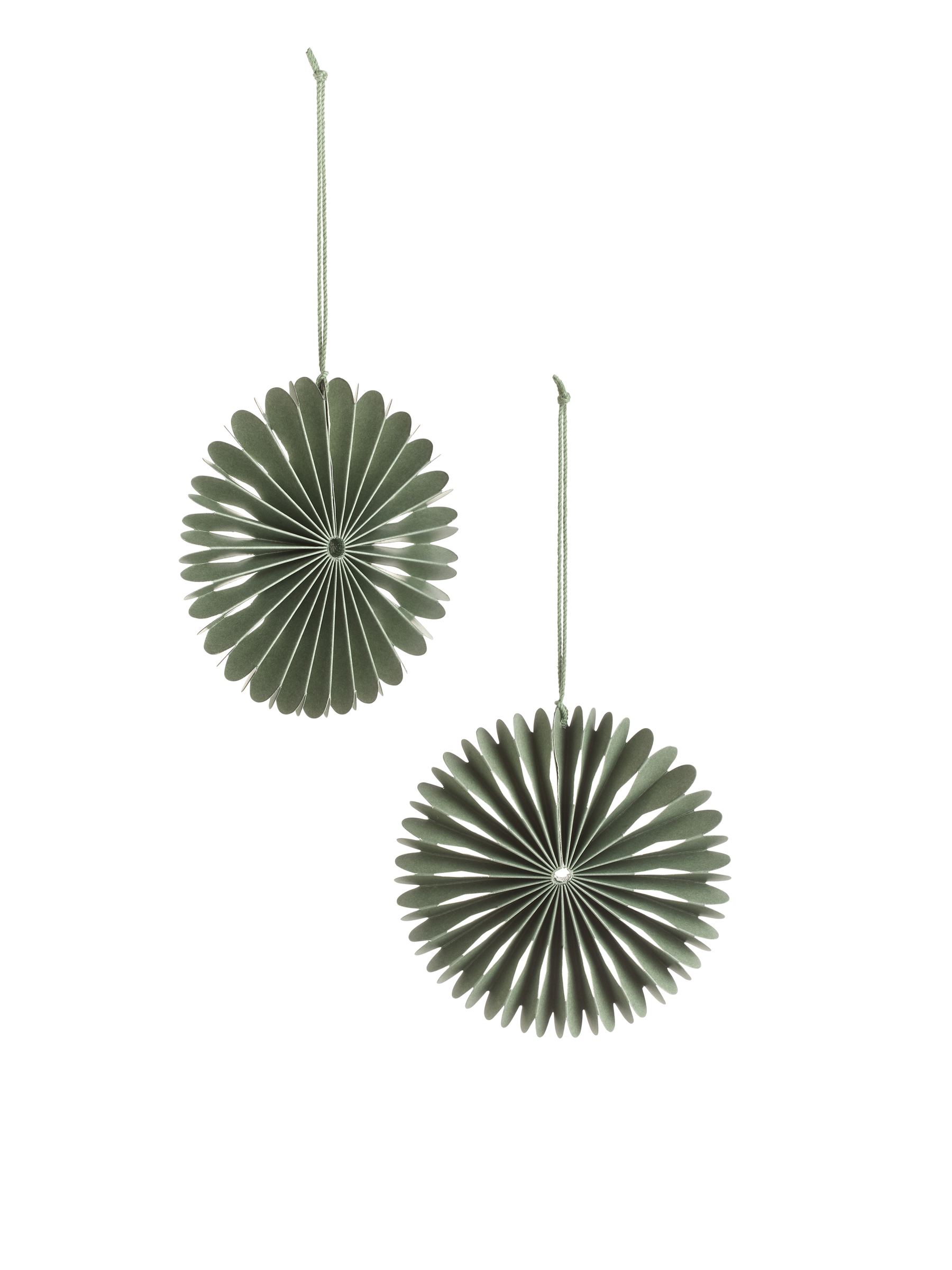 Adornos de papel de 10,5 cm - Dusty Green - Homeware - StillMedia/DescriptiveStillLife - 1