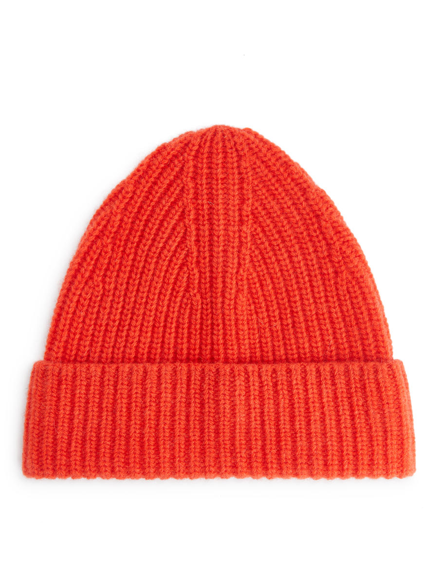 Wool Beanie-#BD433F-12839