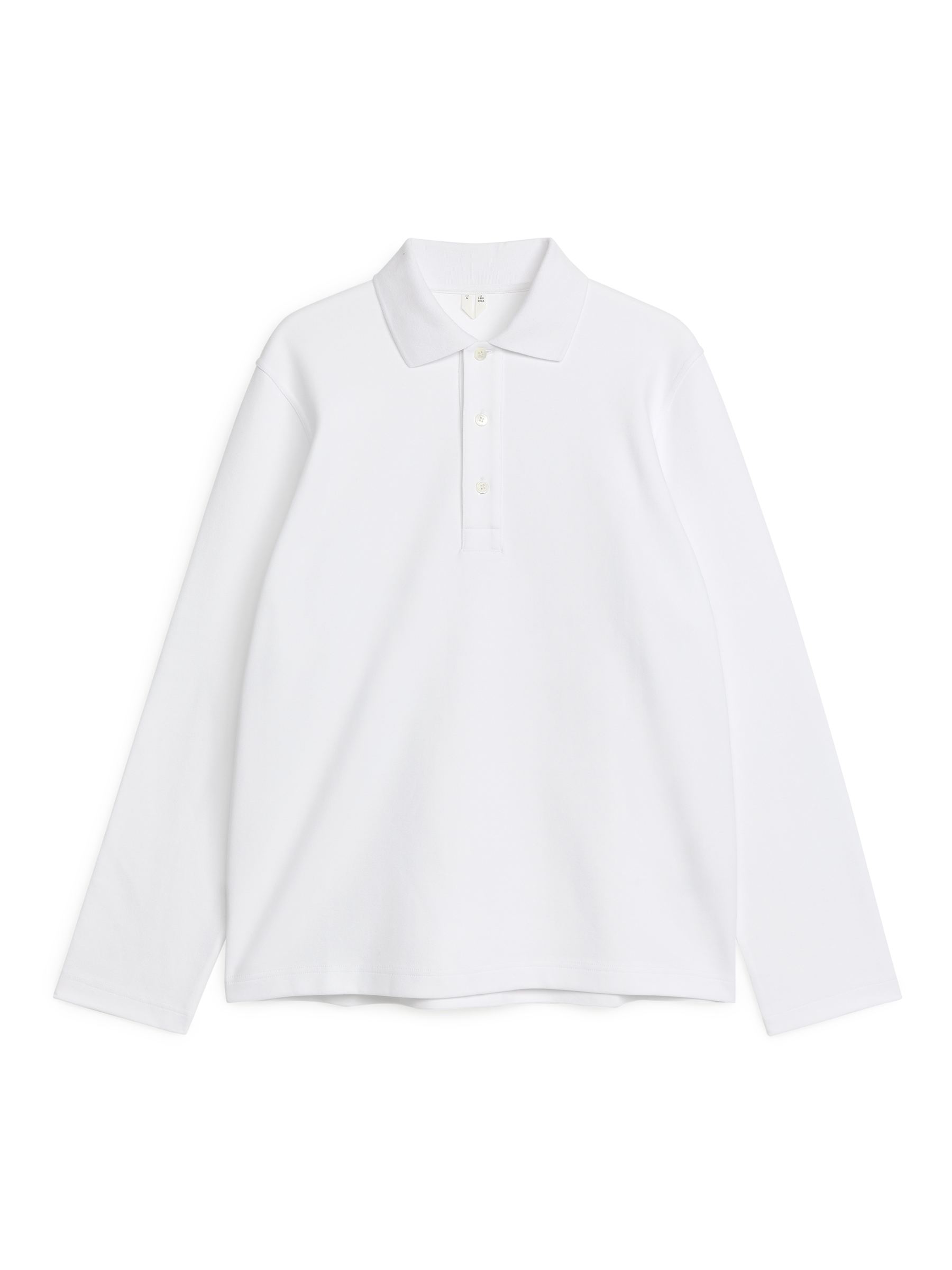Polopullover aus Baumwolle-#FFFFFF-3994