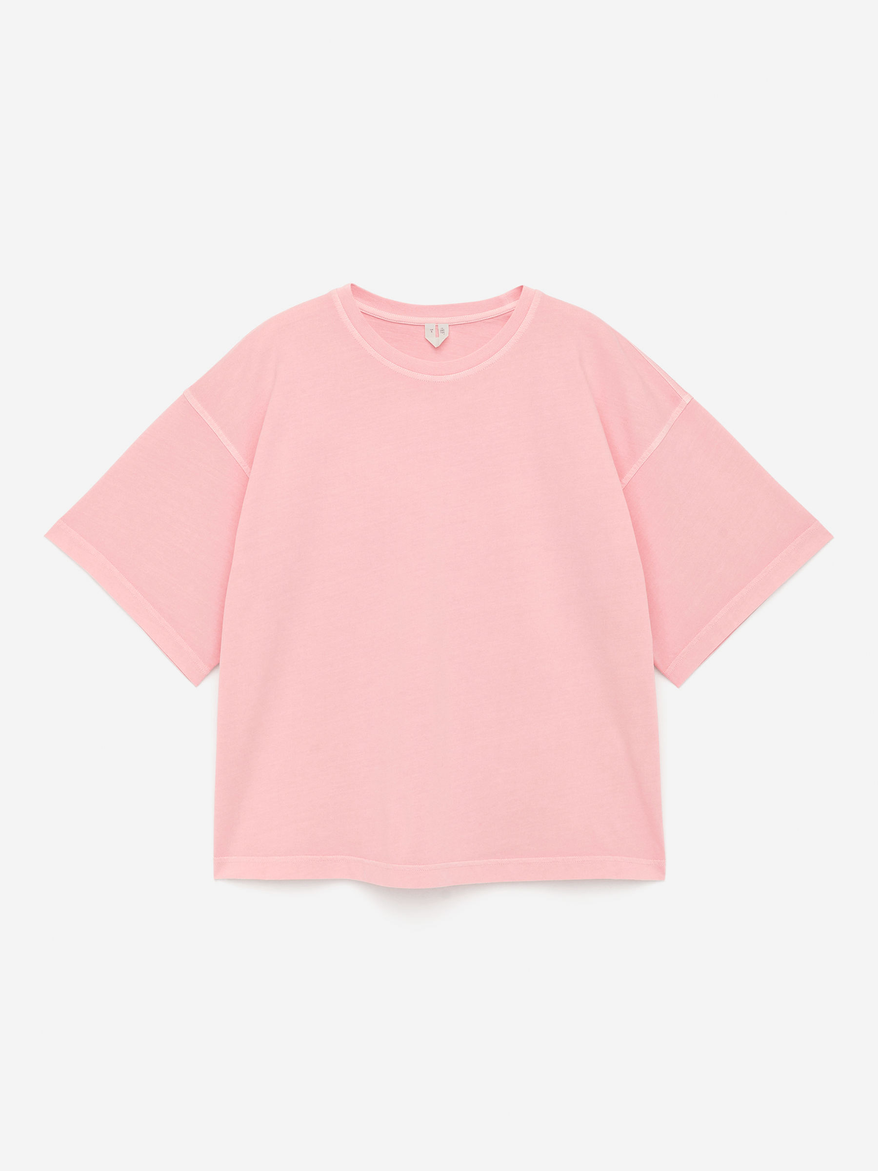 T-shirt en coton-Rose-15425