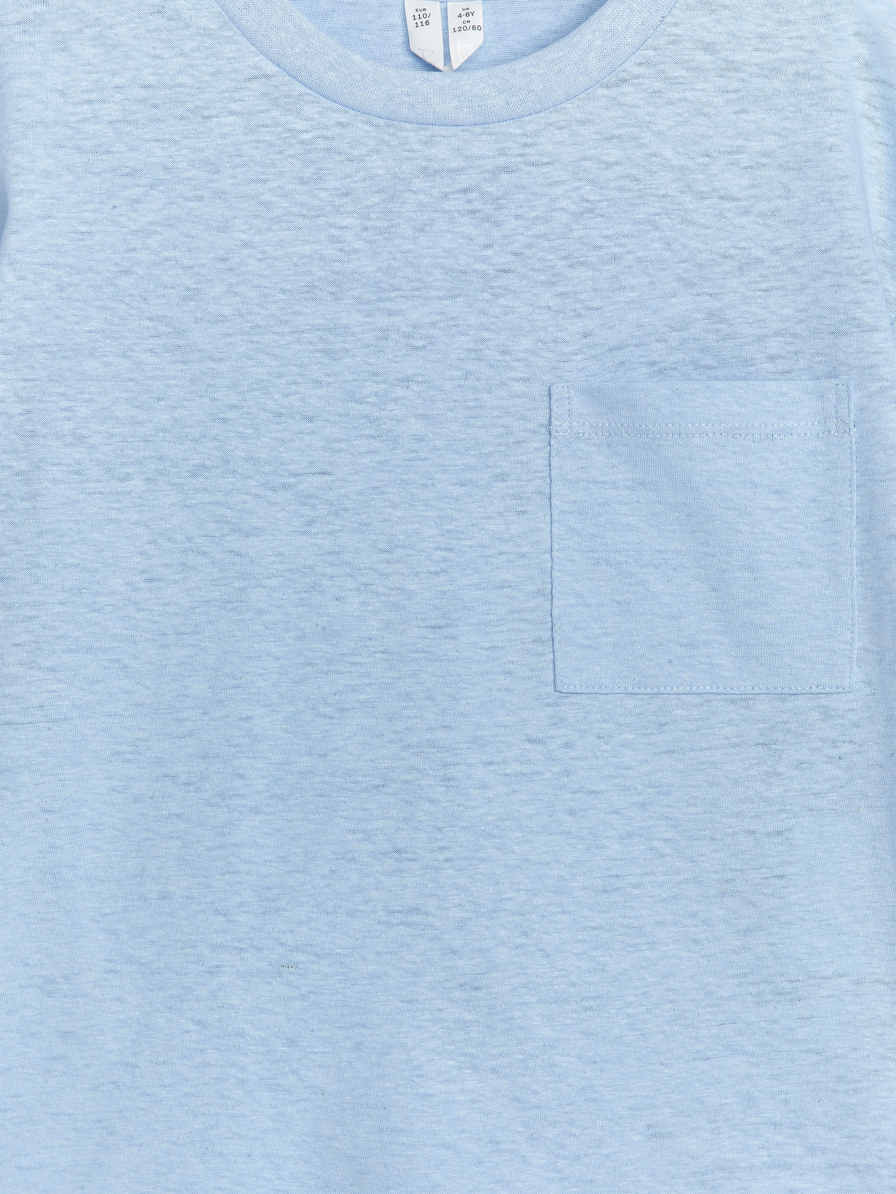 Legeres T-Shirt aus Leinenmix - Hellblau - Loose Fit - Kinder - StillMedia/DescriptiveDetail - 3