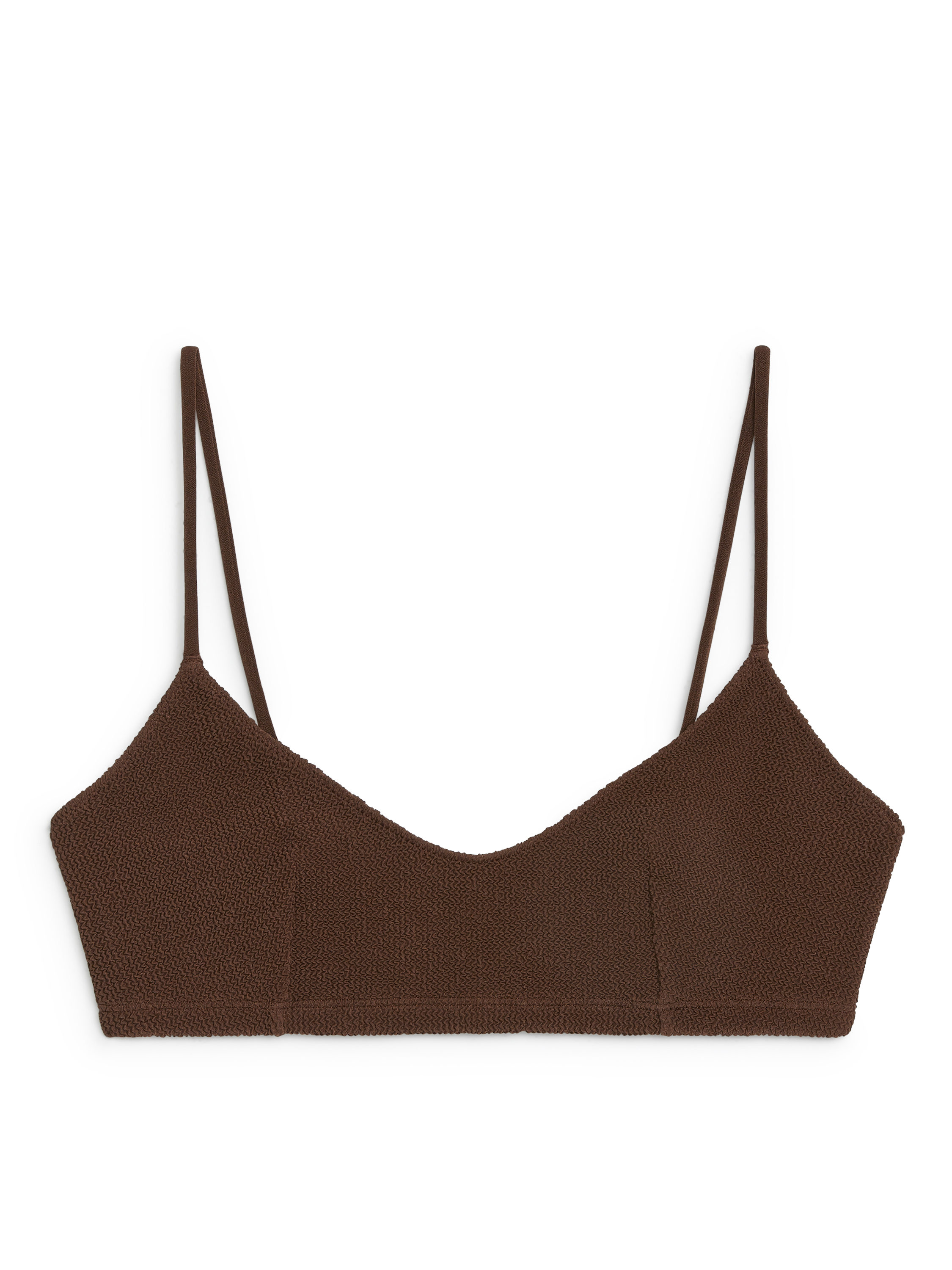 anuke 未使用品！Stitch Bra Top ブラウン Care Lynn Front Close Mastectomy Bra