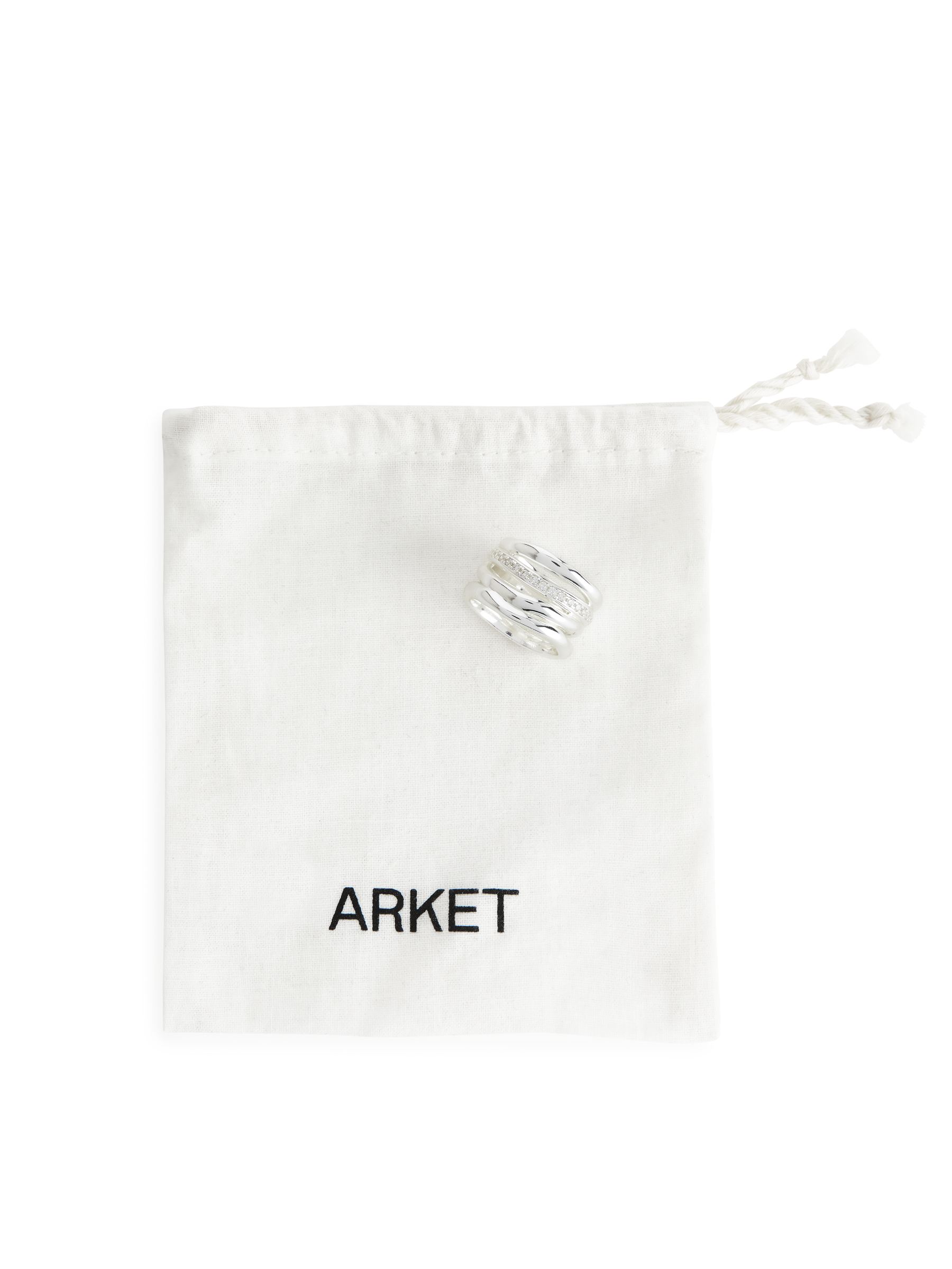 Silver-PlatedRhinestoneRing - Silver - Women - StillMedia/DescriptiveDetail - 3