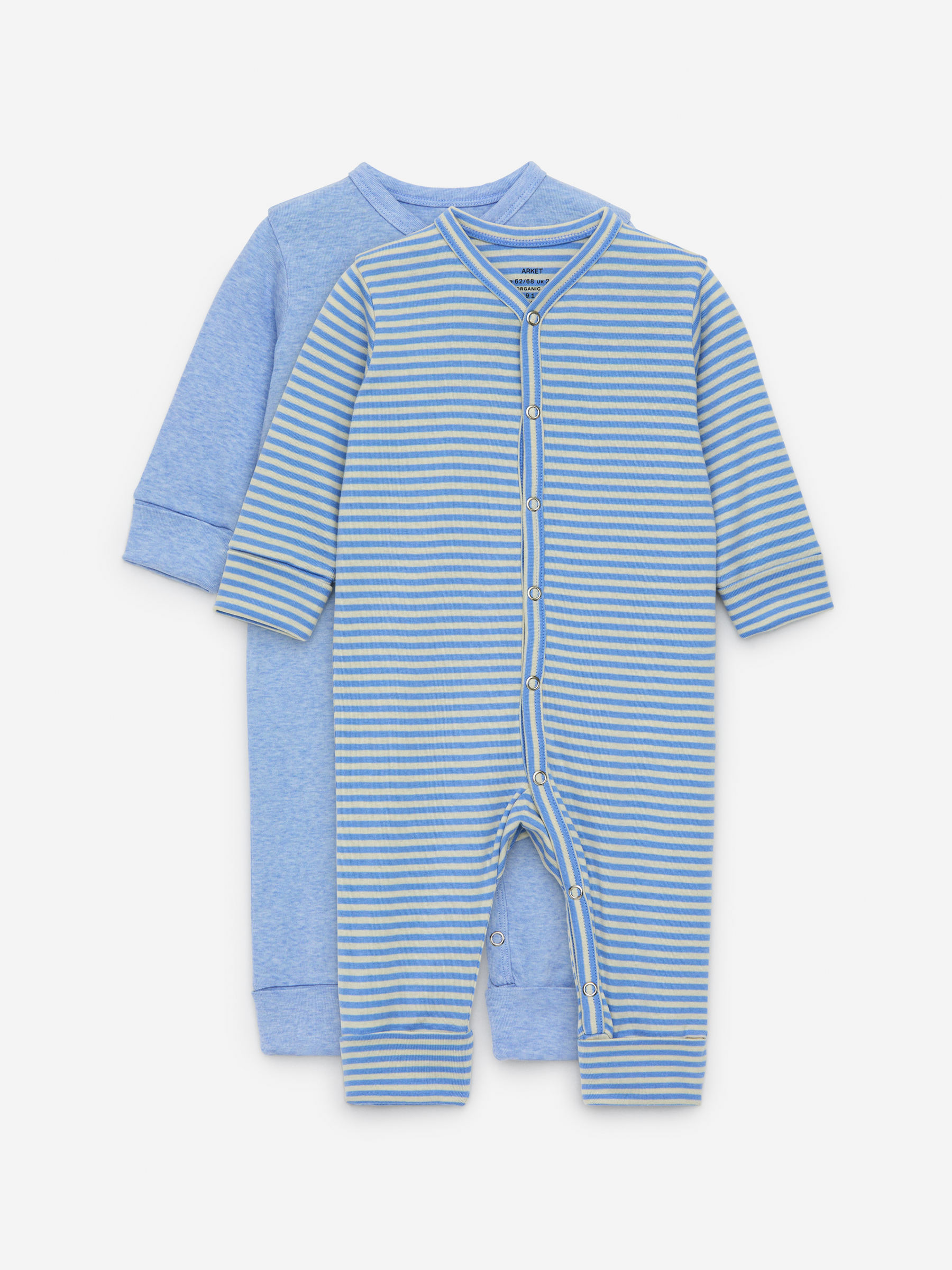 Pyjamas tout-en-un, lot de 2-#A3BBE0-14568