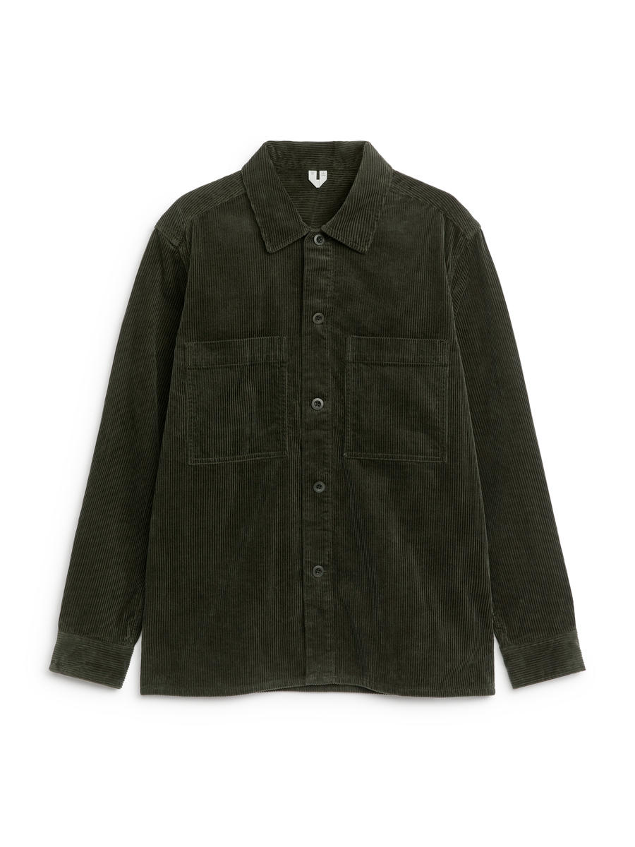 Corduroy Overshirt-#323031-12340