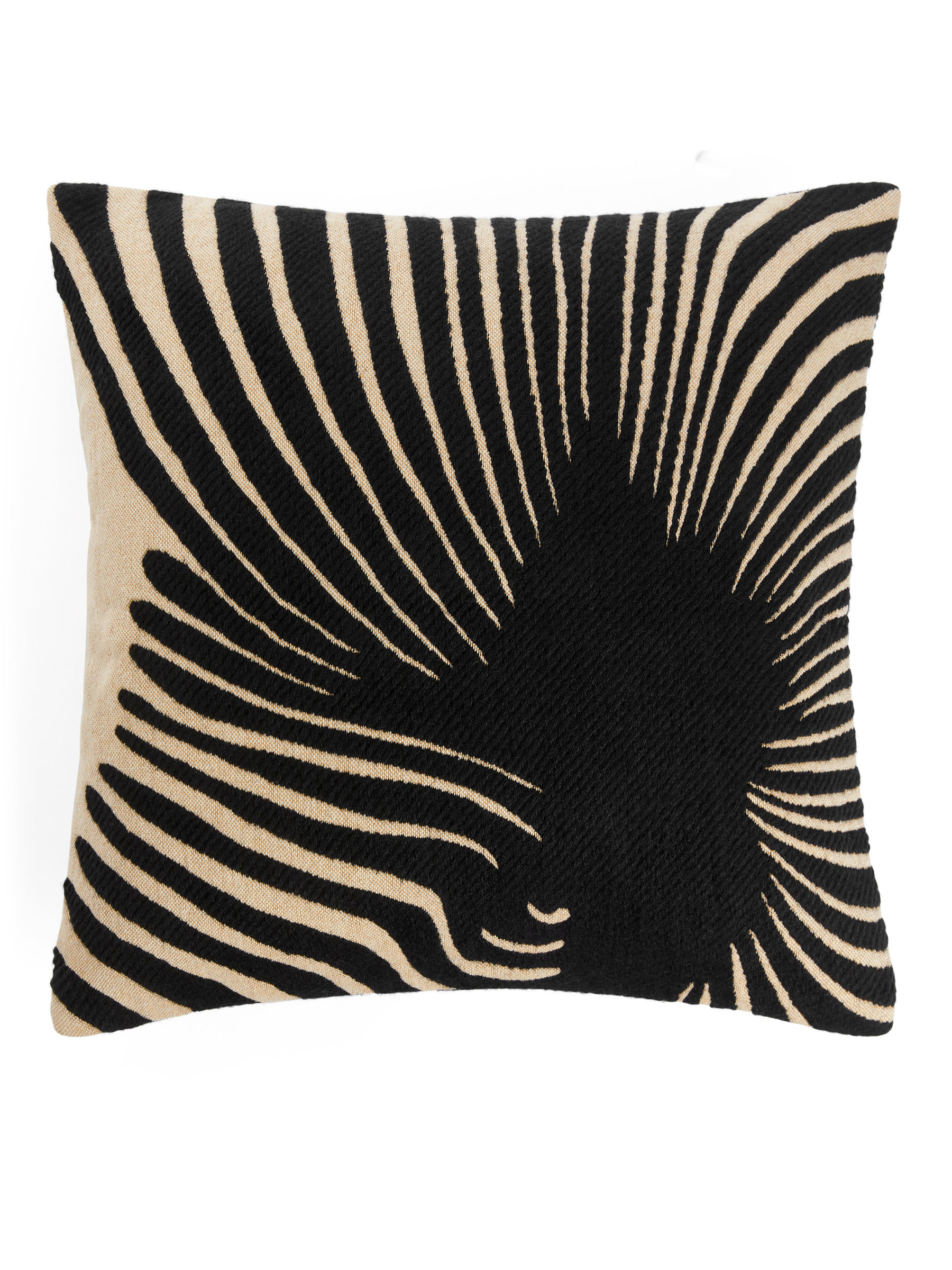 Cotton Wool Cushion Cover 50 x 50 cm - Black/Off White - Homeware - StillMedia/DescriptiveStillLife - 1