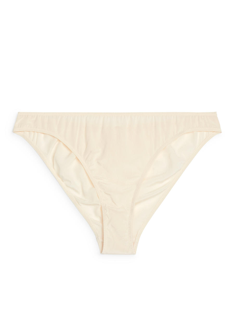 Silk-Blend Briefs-#DCD6C7-13189