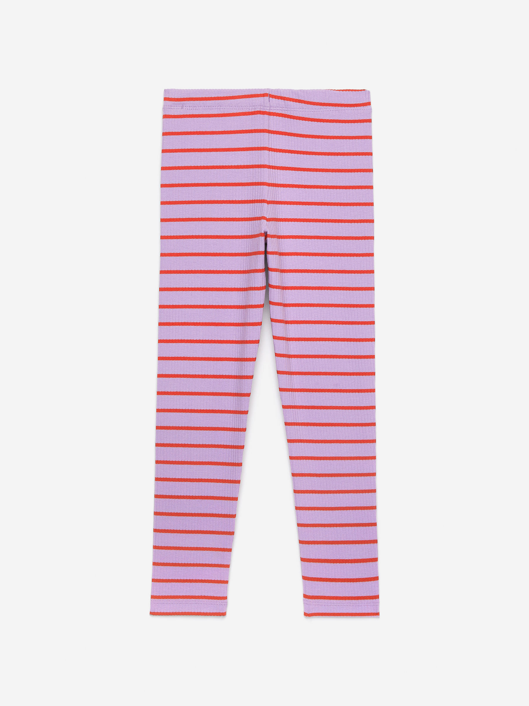 Ribbed Leggings - Lilac/Red - Slim fit - Children - StillMedia/DescriptiveStillLife - 2