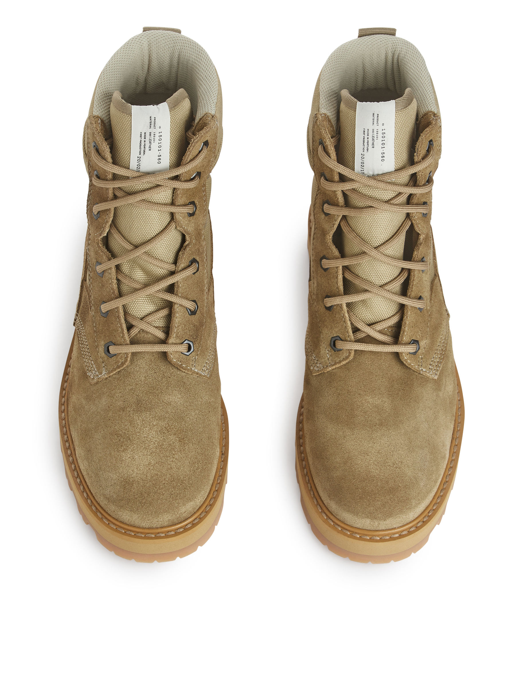 Wildlederstiefel mit Vibram-Sohle - Beige - Men - StillMedia/DescriptiveStillLife - 3