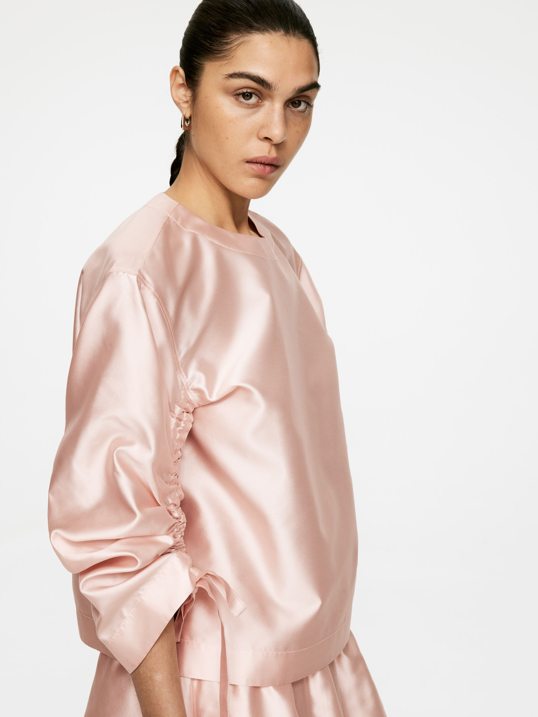 Puff Sleeve Blouse - Pink - Regular fit - Women - StillMedia/Lookbook - 6