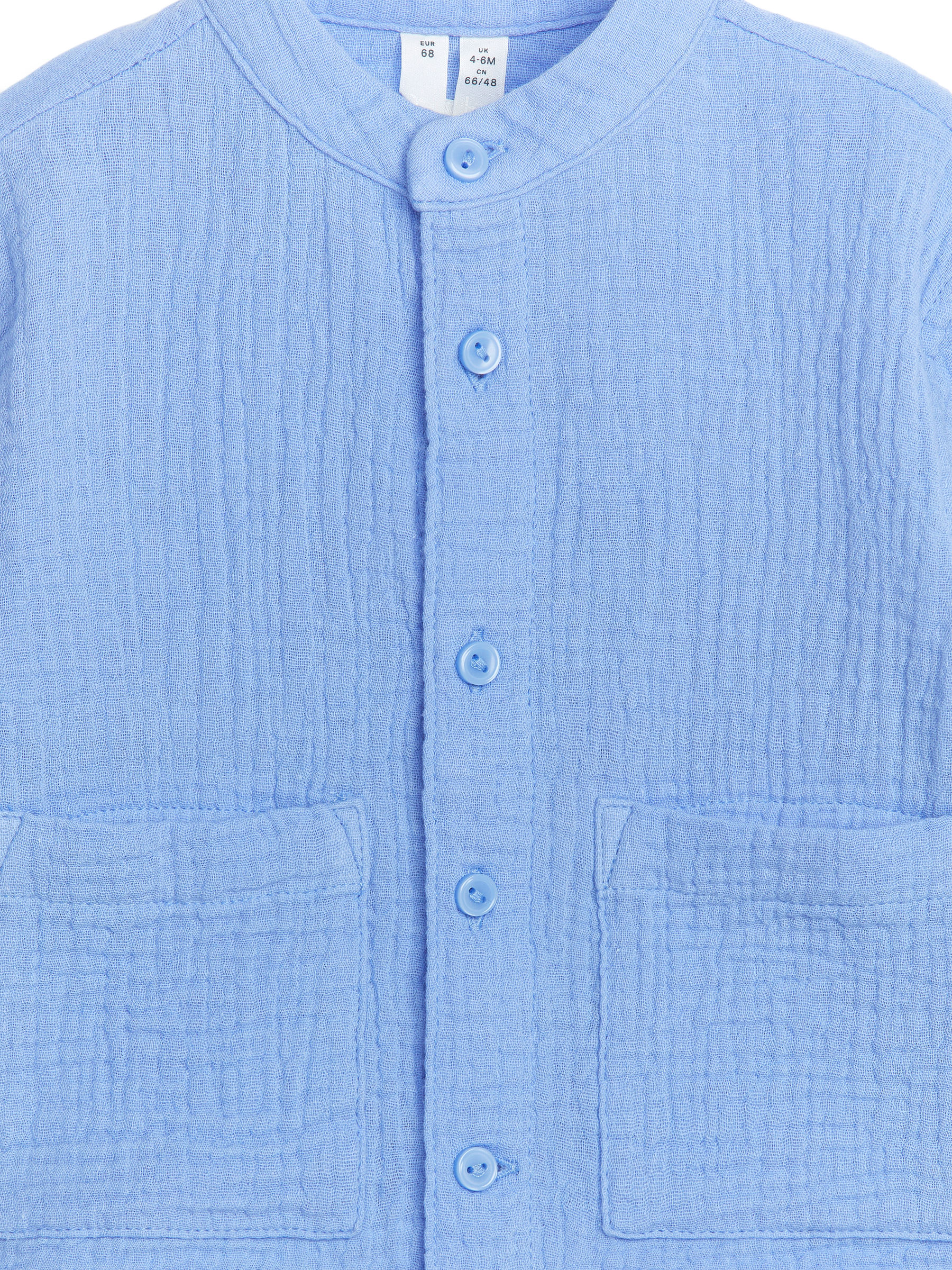 Skjorta i bomullsmuslin - Ljusblå - Regular fit - Children - StillMedia/DescriptiveDetail - 1