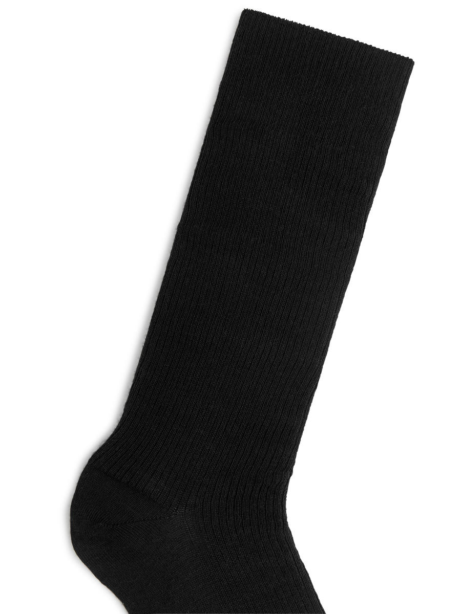 Gerippte Socken aus Wollmischung-#272628-6012