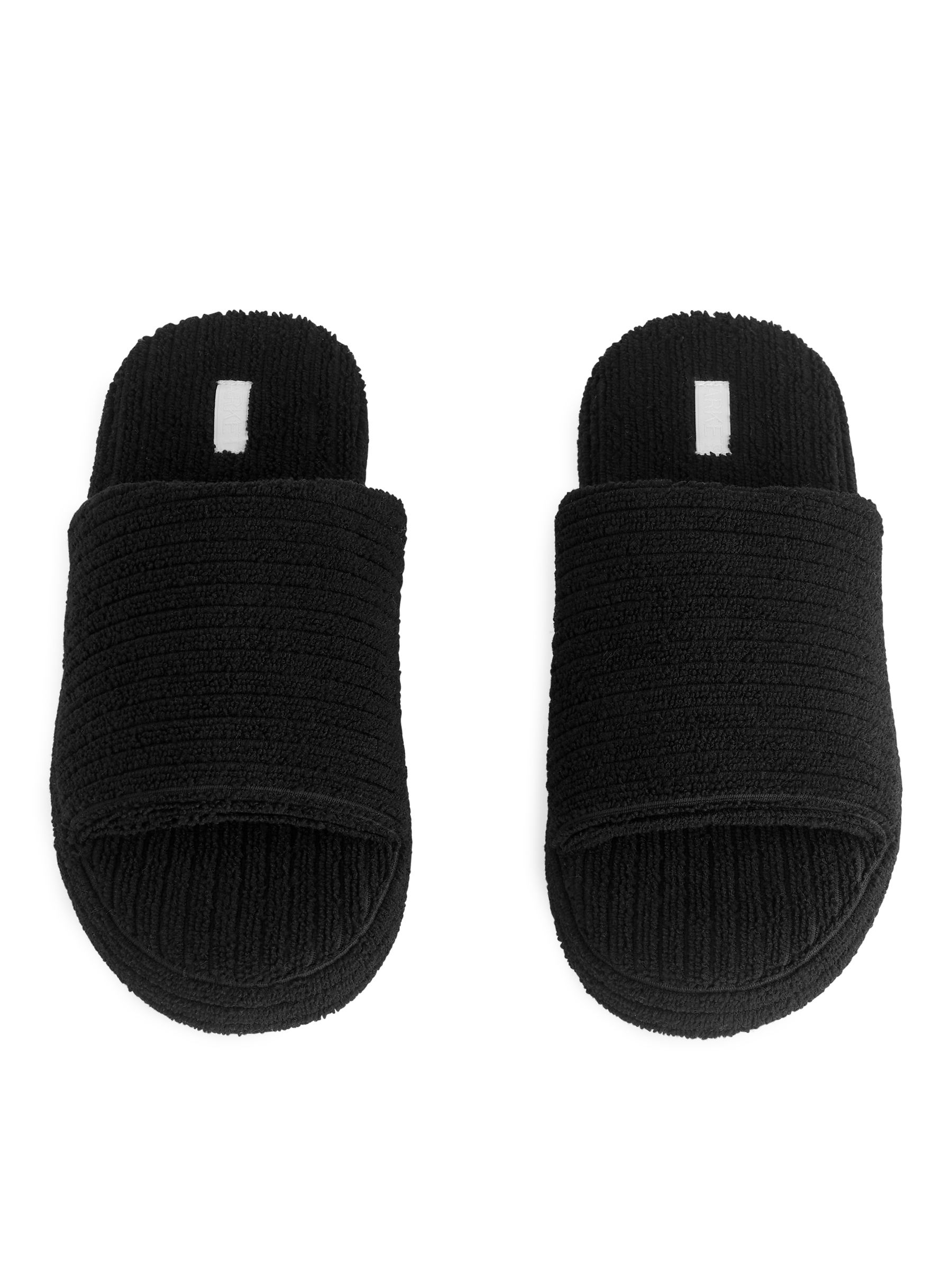 Badtofflor i frotté - Svart - Women - StillMedia/DescriptiveStillLife - 2