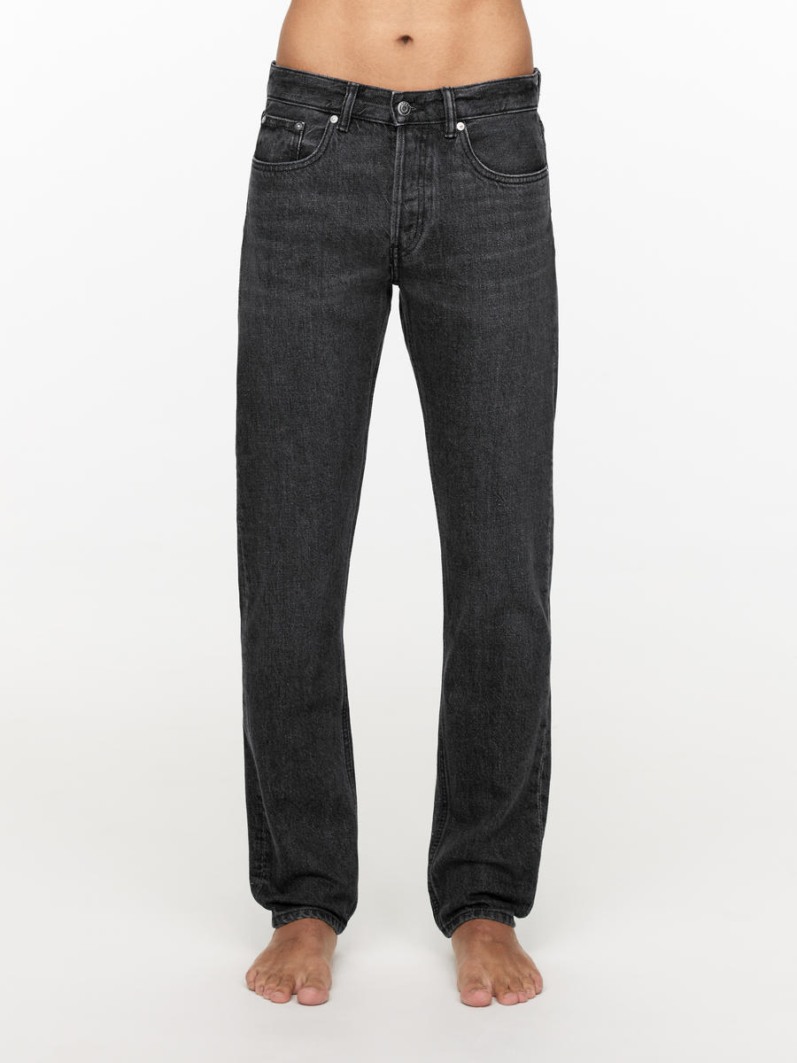 PARK Regular Straight Jeans-#494A4F-11990