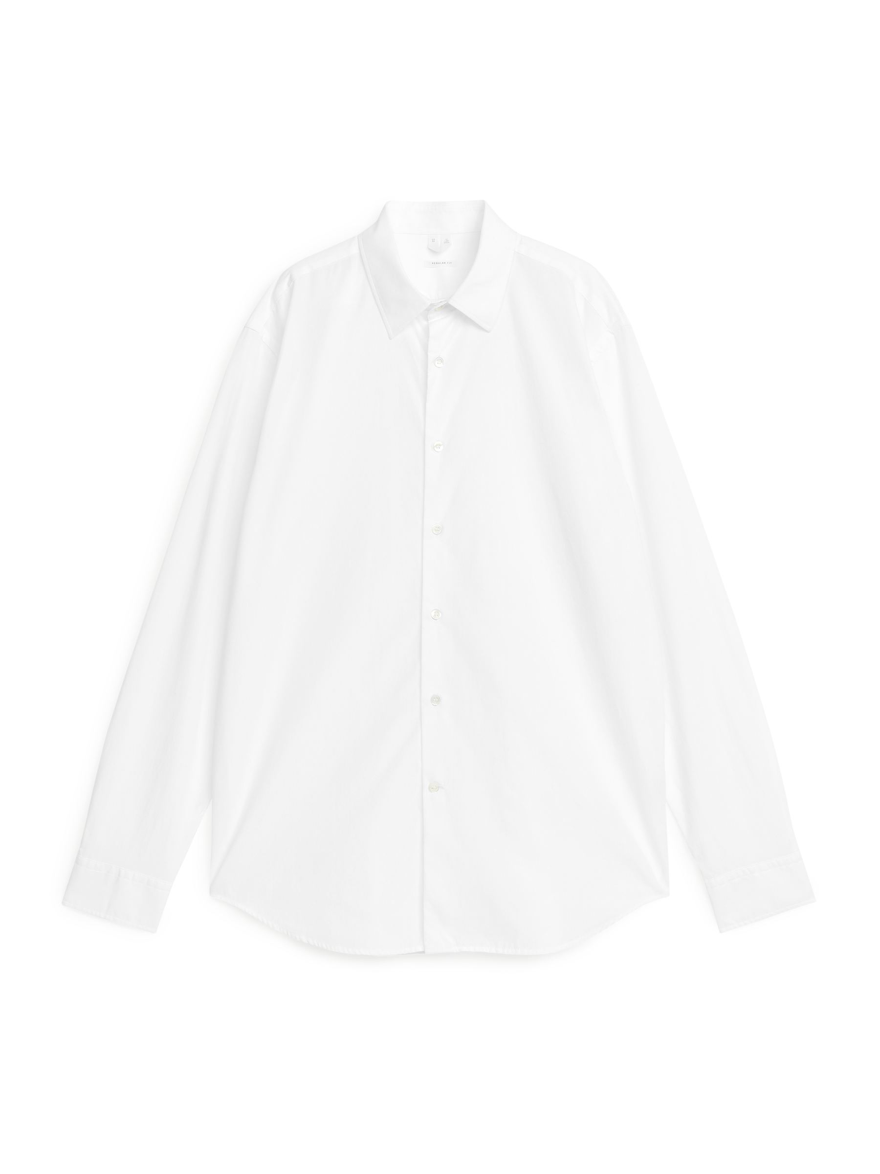 Poplin Dress Shirt - Biały - Fason normalny - Men - StillMedia/DescriptiveStillLife - 1