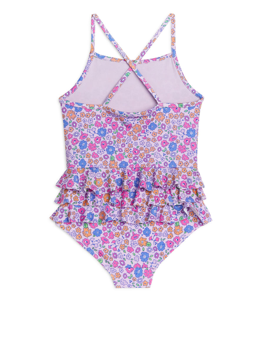 Frill Swimsuit - Lilac - Regular fit - Children - 1214914001