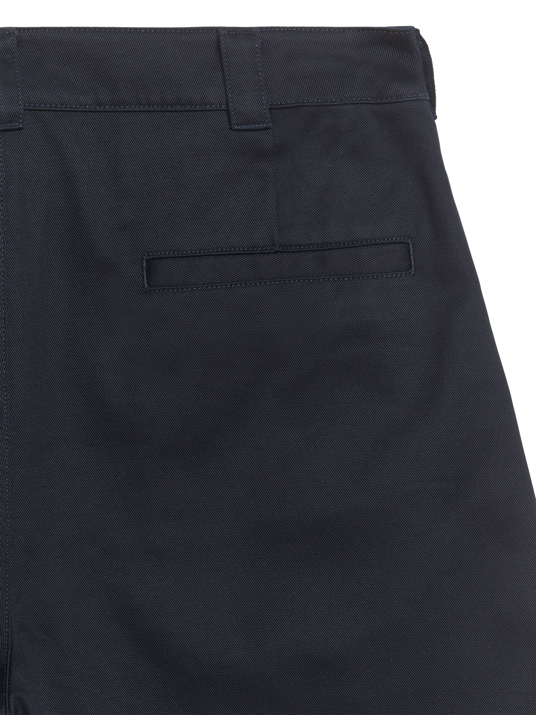Relaxed Cotton Twill Shorts - Dark Blue - Relaxed fit - Men - StillMedia/DescriptiveDetail - 2