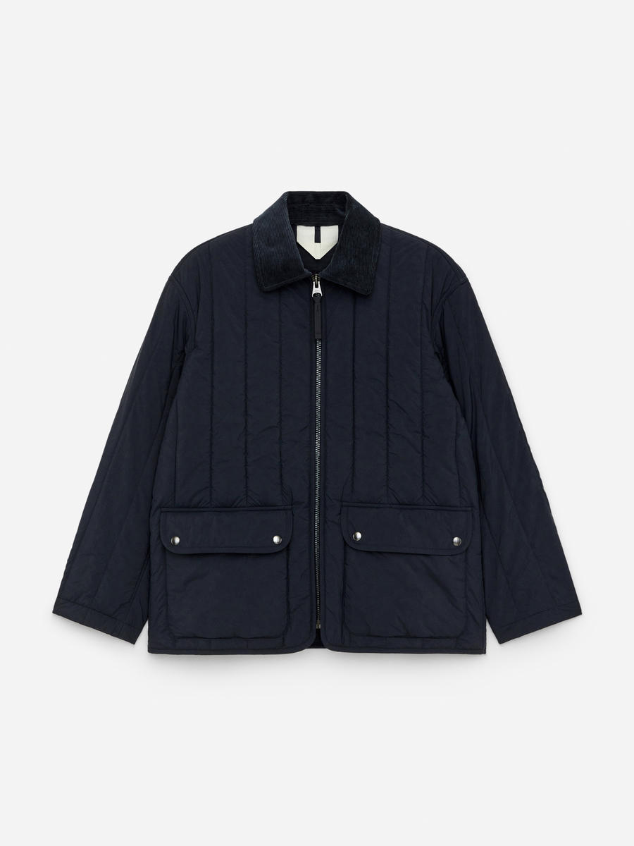 Veste bleu foncé légèrement matelassée de Gate One | 7474555 | Vestes