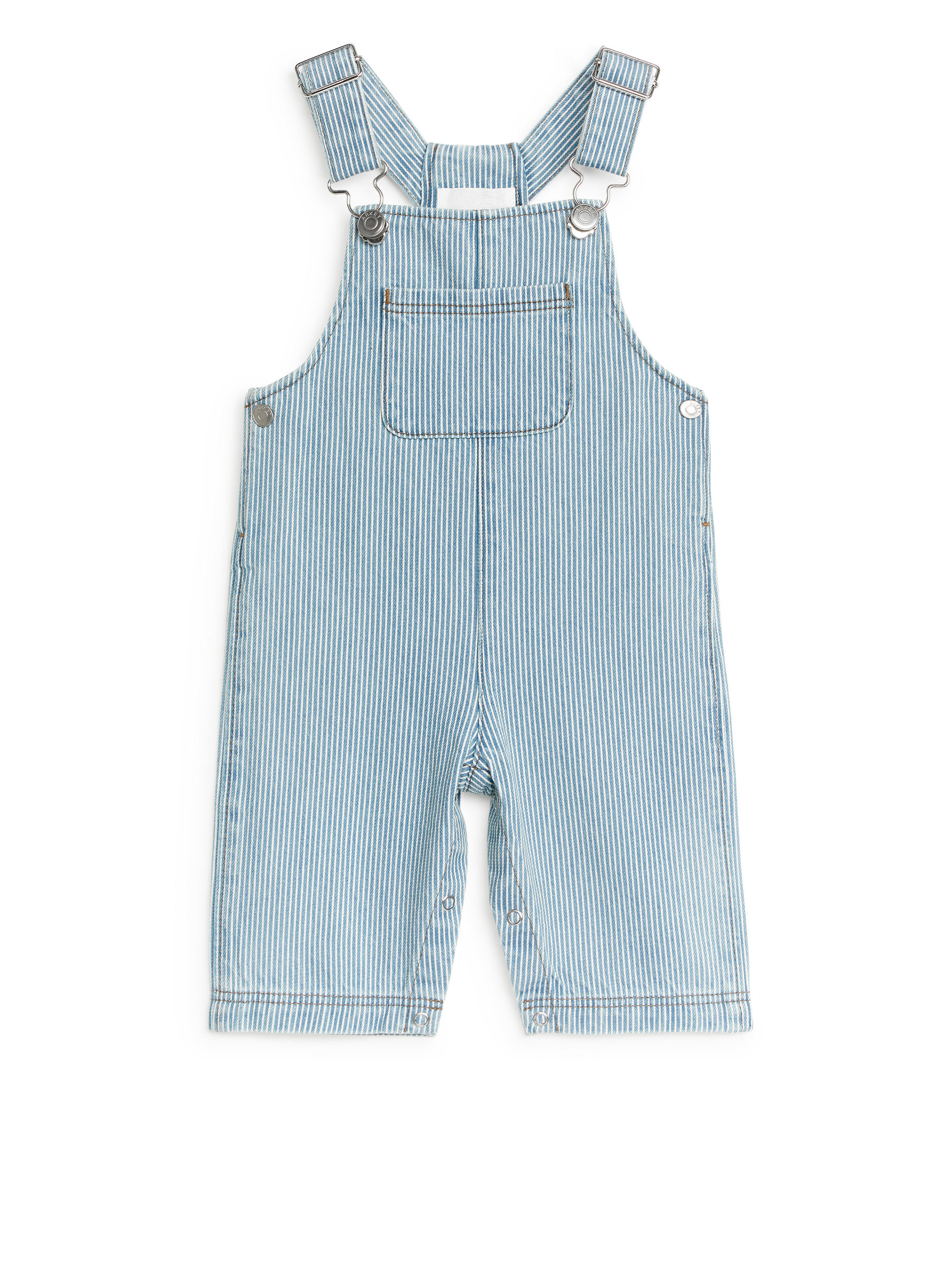Dżinsowe ogrodniczki - Biały / Niebieski w paski - Children - StillMedia/DescriptiveStillLife - 3