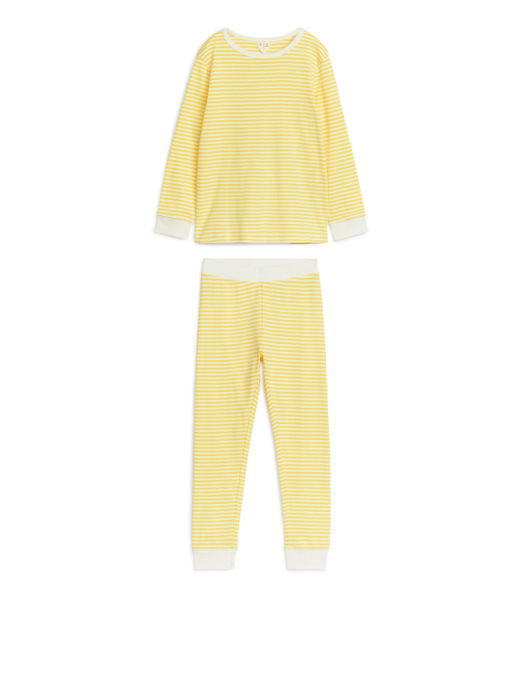 Pigiama in jersey - Giallo/Bianco - Regular fit - Children - StillMedia/DescriptiveStillLife - 3