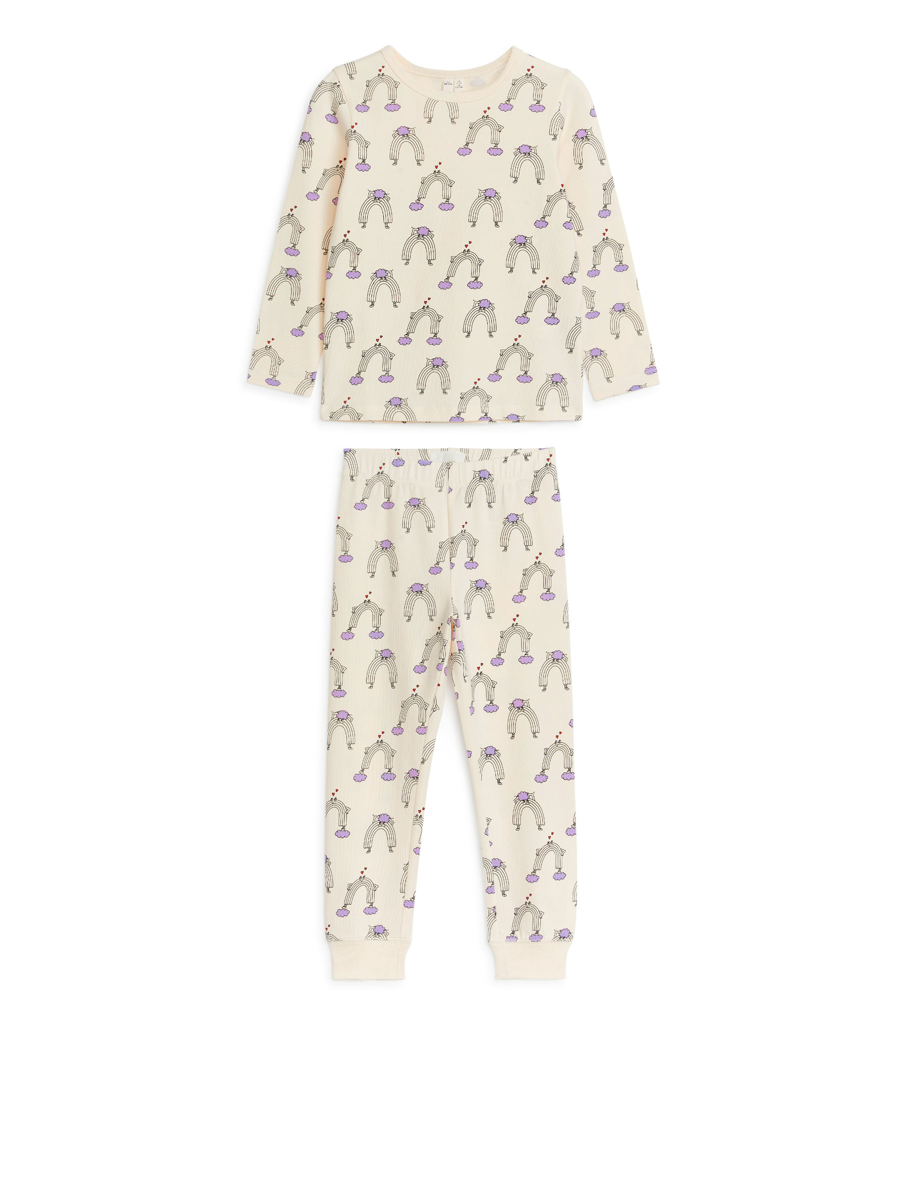 Jersey Pyjama Set-#EDE3D0-10376