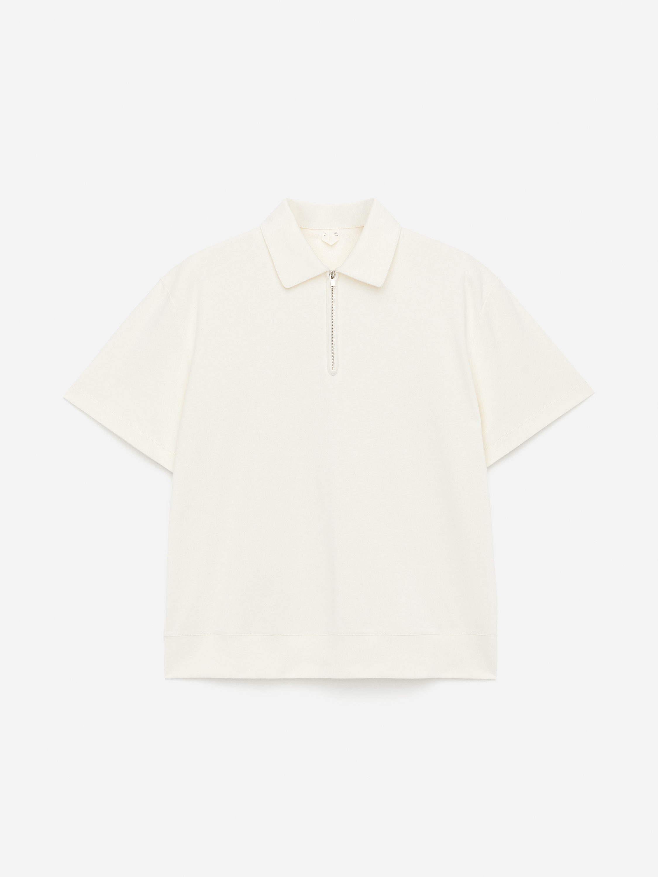 Half-Zip Polo Shirt – Off White – Men – ARKET NO