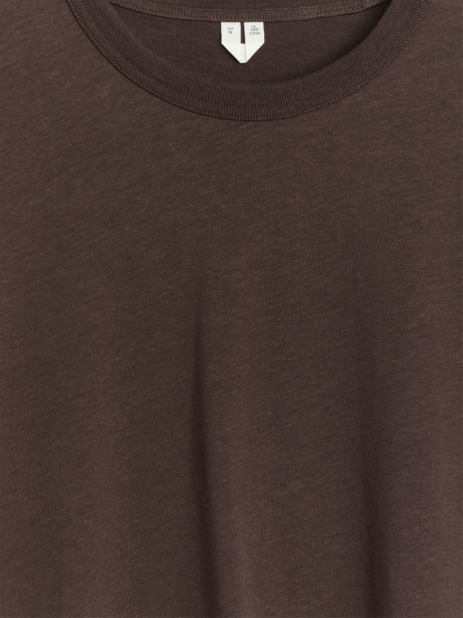 Camiseta de lino de algodón - Marrón - Corte estándar - Men - StillMedia/DescriptiveDetail - 2