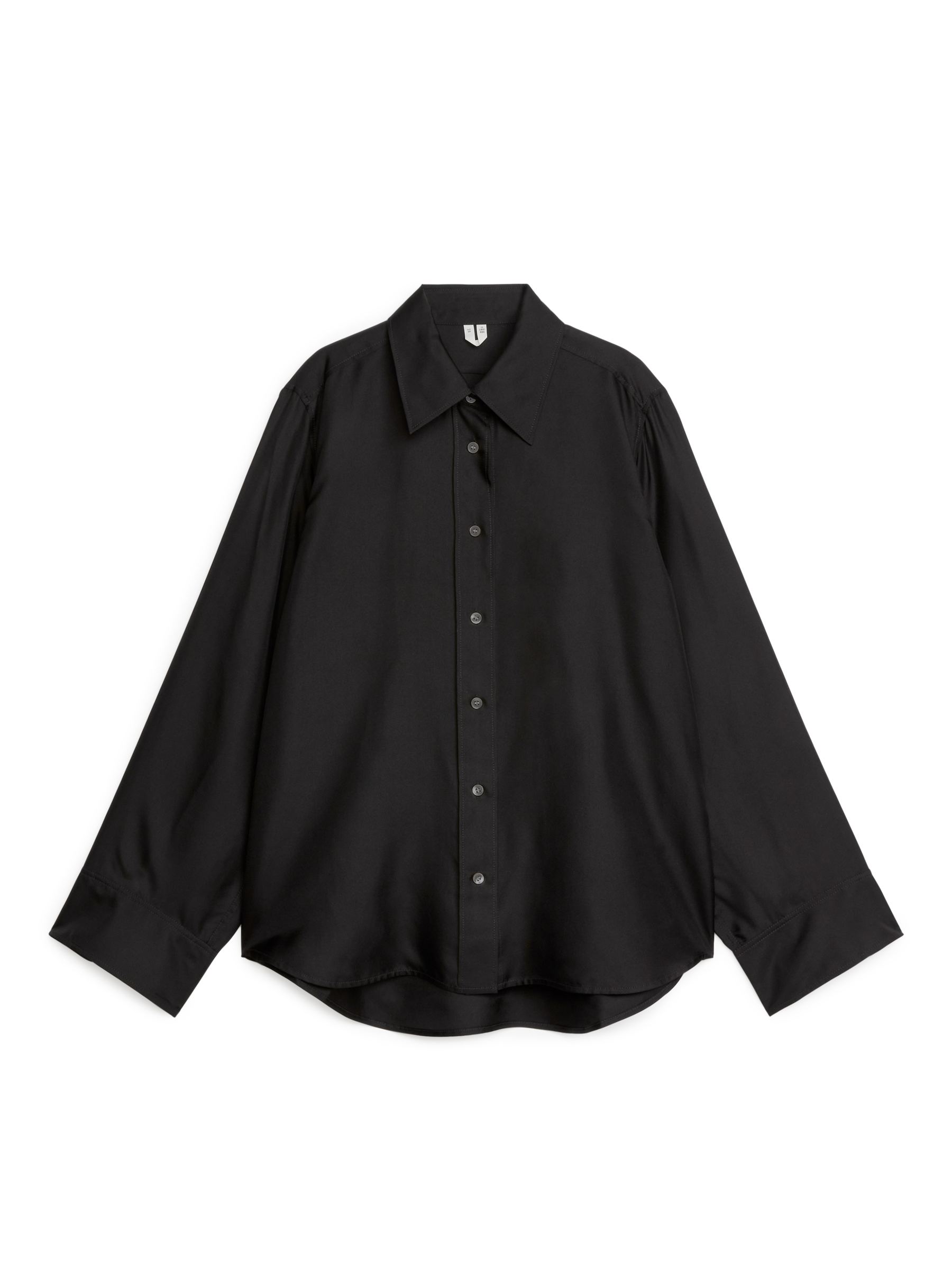 ARCH THE　WOOL SILK SHIRT 　BLACK ARCH THE WOOL SILK SHIRT BLACK ARCH THEWOOL SILK SHIRT BLACK